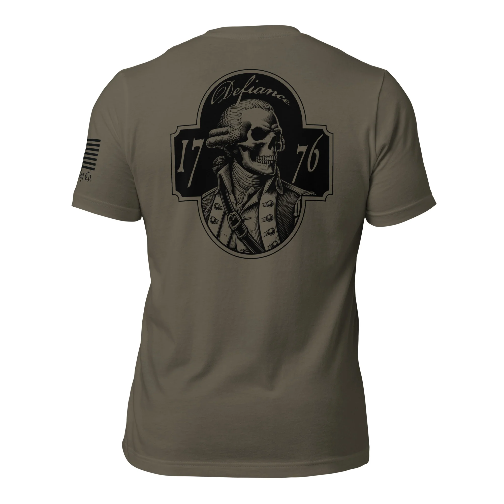 George Washington Skull T-Shirt | Defiance 1776 DTG Print - Image 13