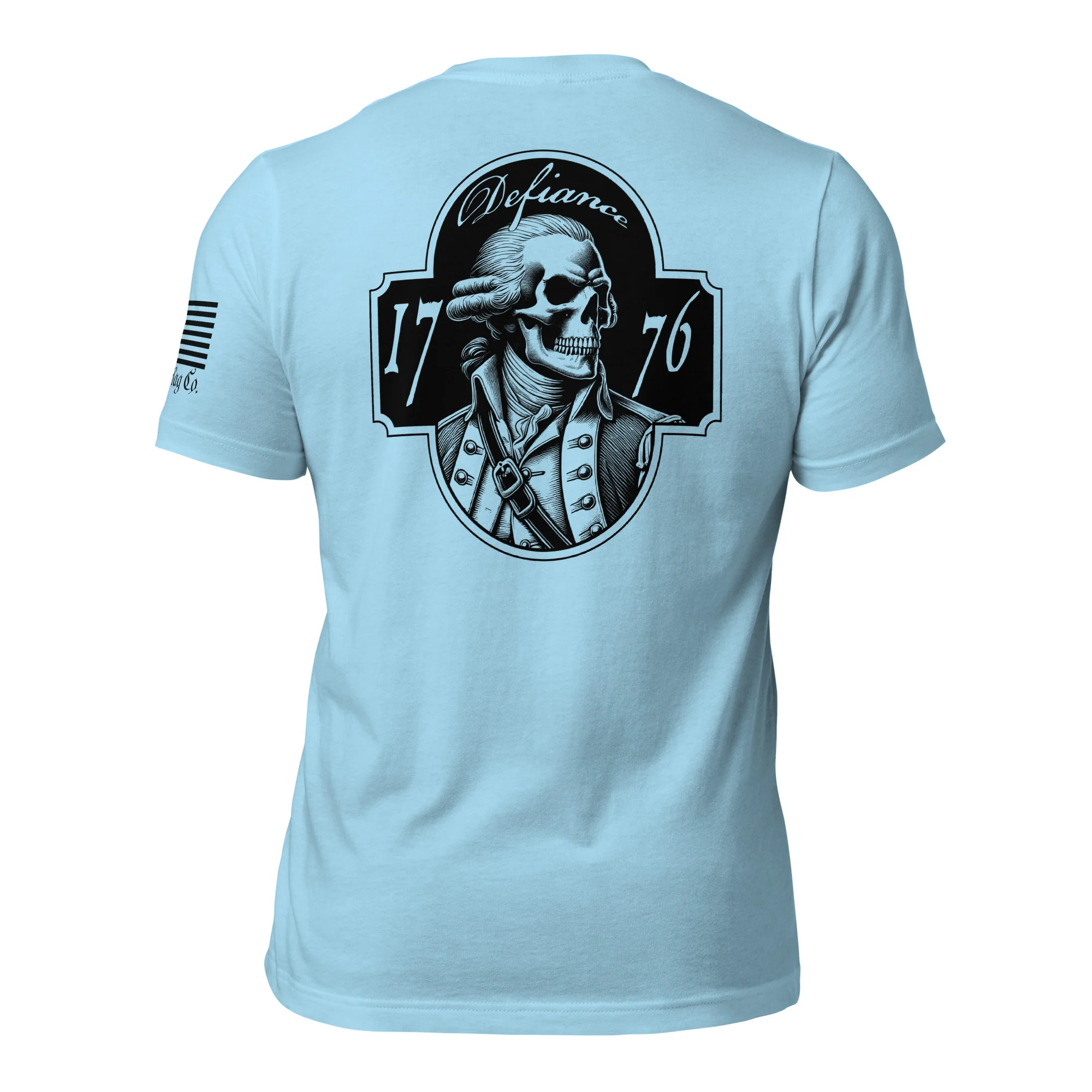 George Washington Skull T-Shirt | Defiance 1776 DTG Print - Image 45