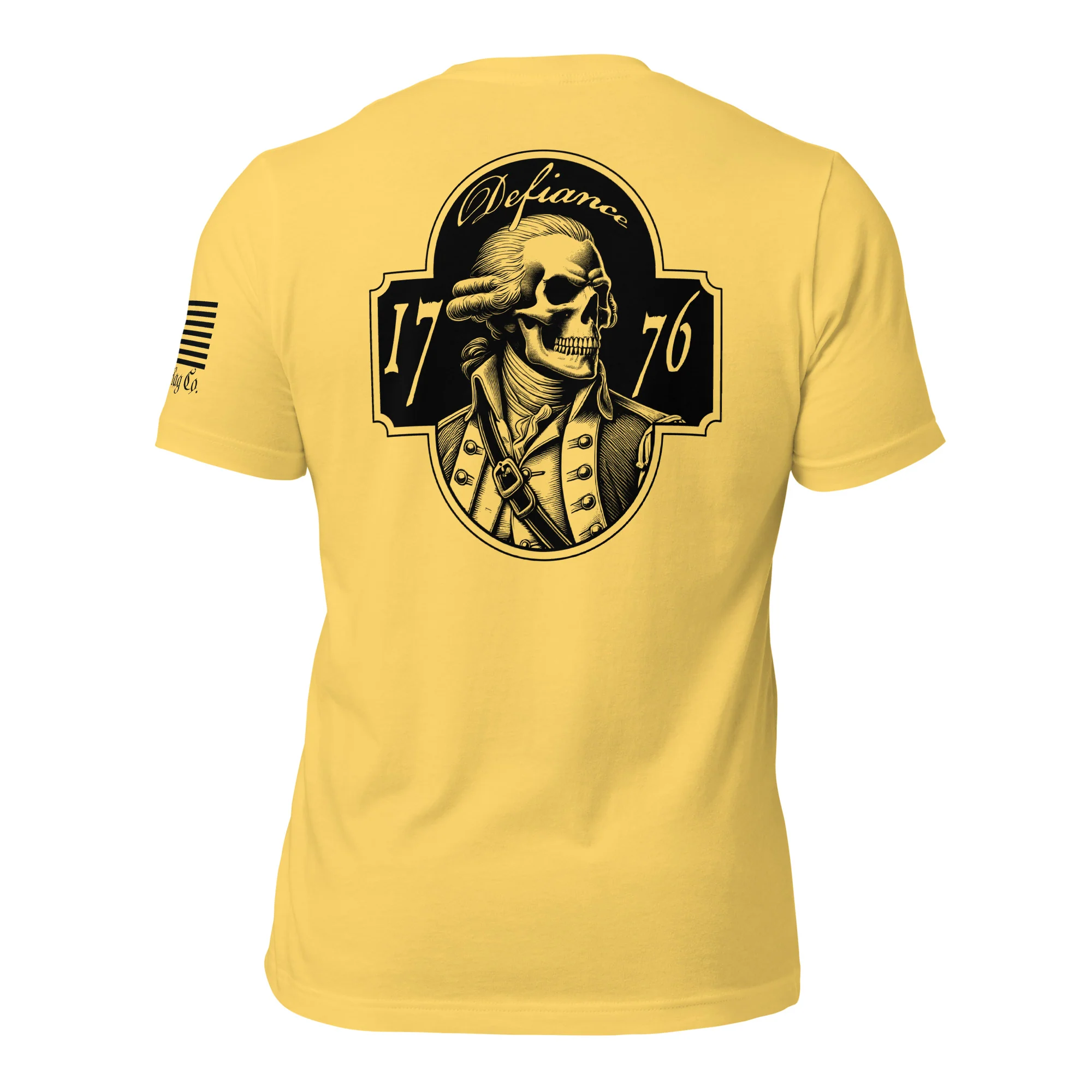 George Washington Skull T-Shirt | Defiance 1776 DTG Print - Image 49