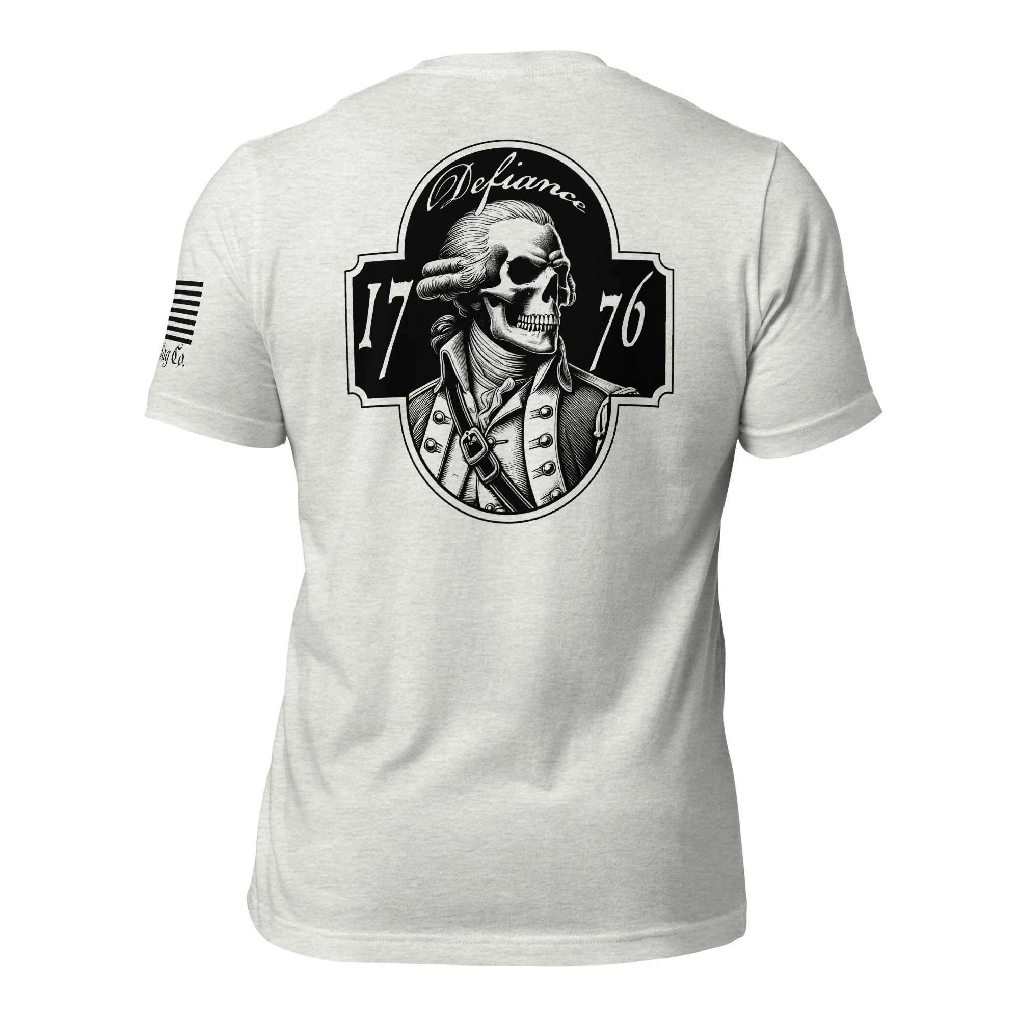 George Washington Skull T-Shirt | Defiance 1776 DTG Print - Image 53