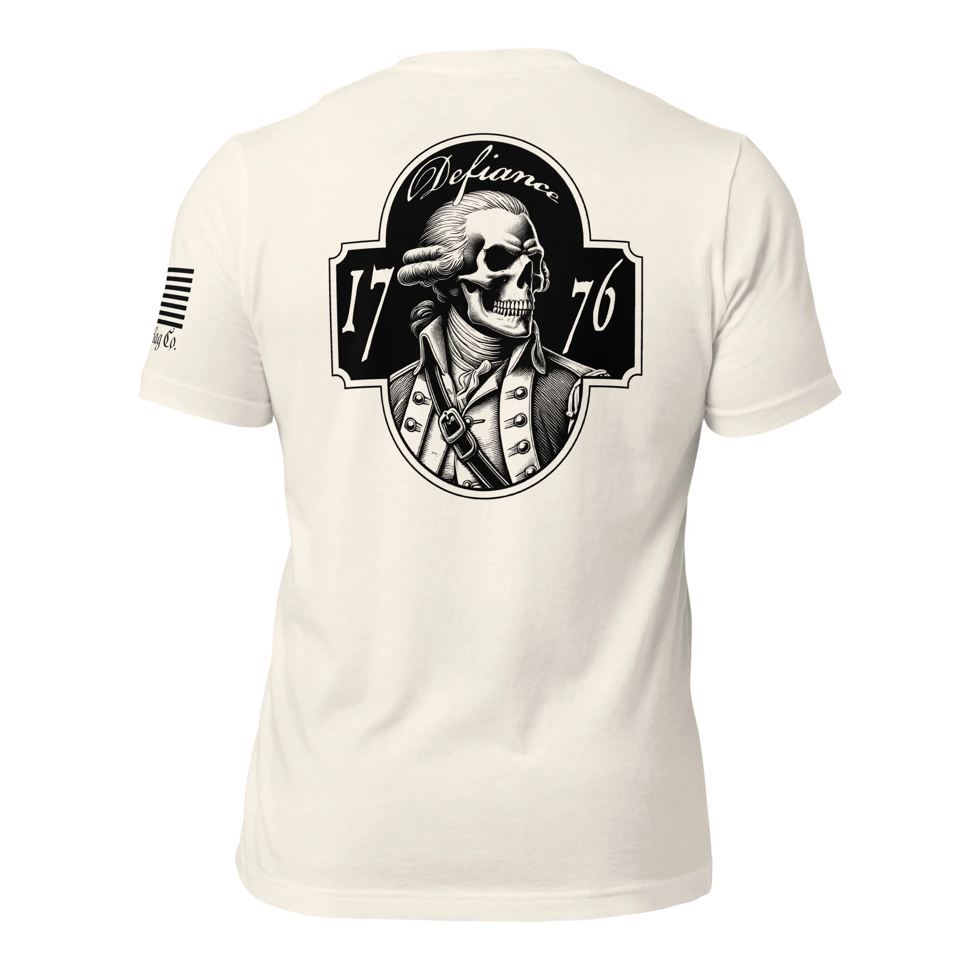 George Washington Skull T-Shirt | Defiance 1776 DTG Print - Image 57