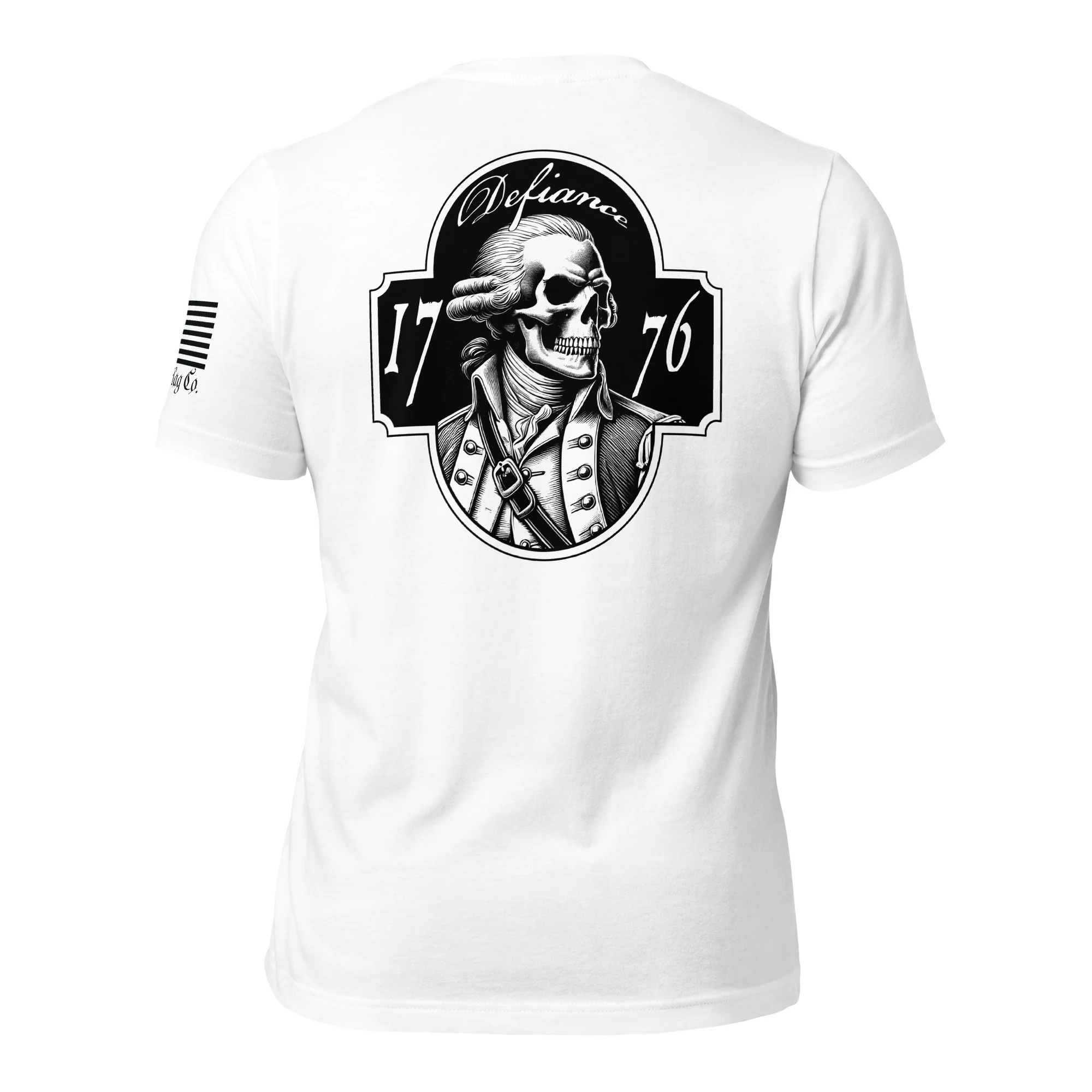 George Washington Skull T-Shirt | Defiance 1776 DTG Print - Image 61