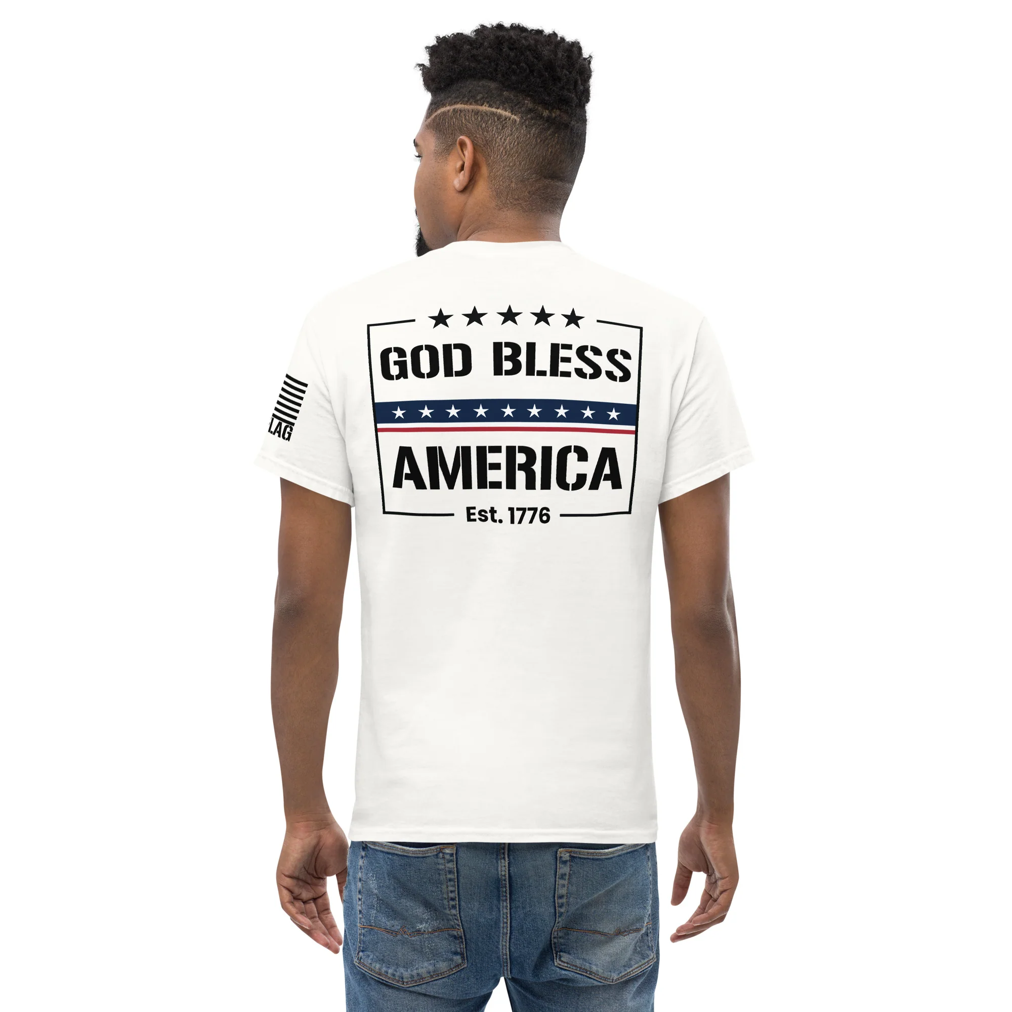 God Bless America T-Shirts | Unisex Classic Tees | Gildan 5000 - Image 7