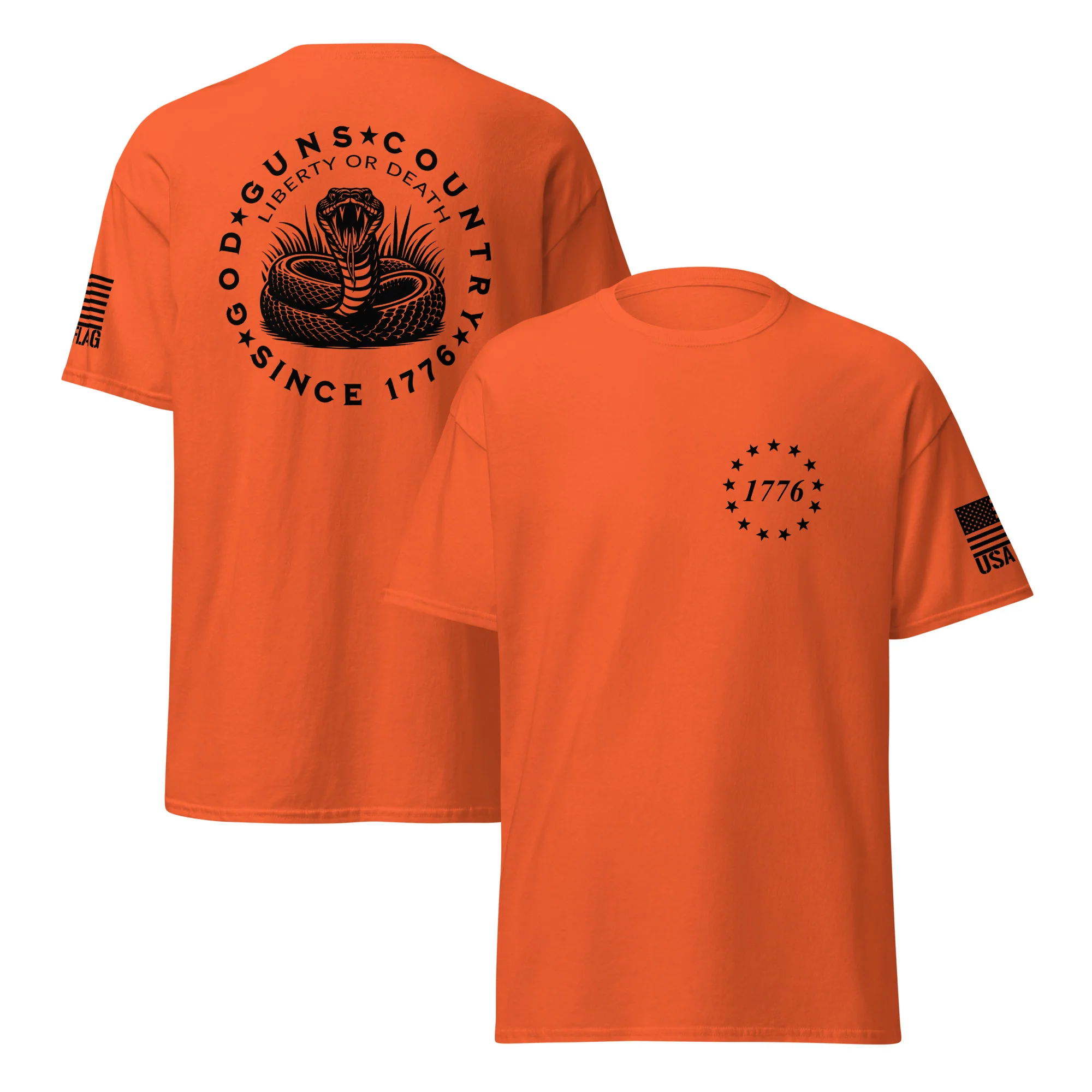 God Guns Country T-Shirts | Unisex Classic Tees | Gildan 5000 - Image 11