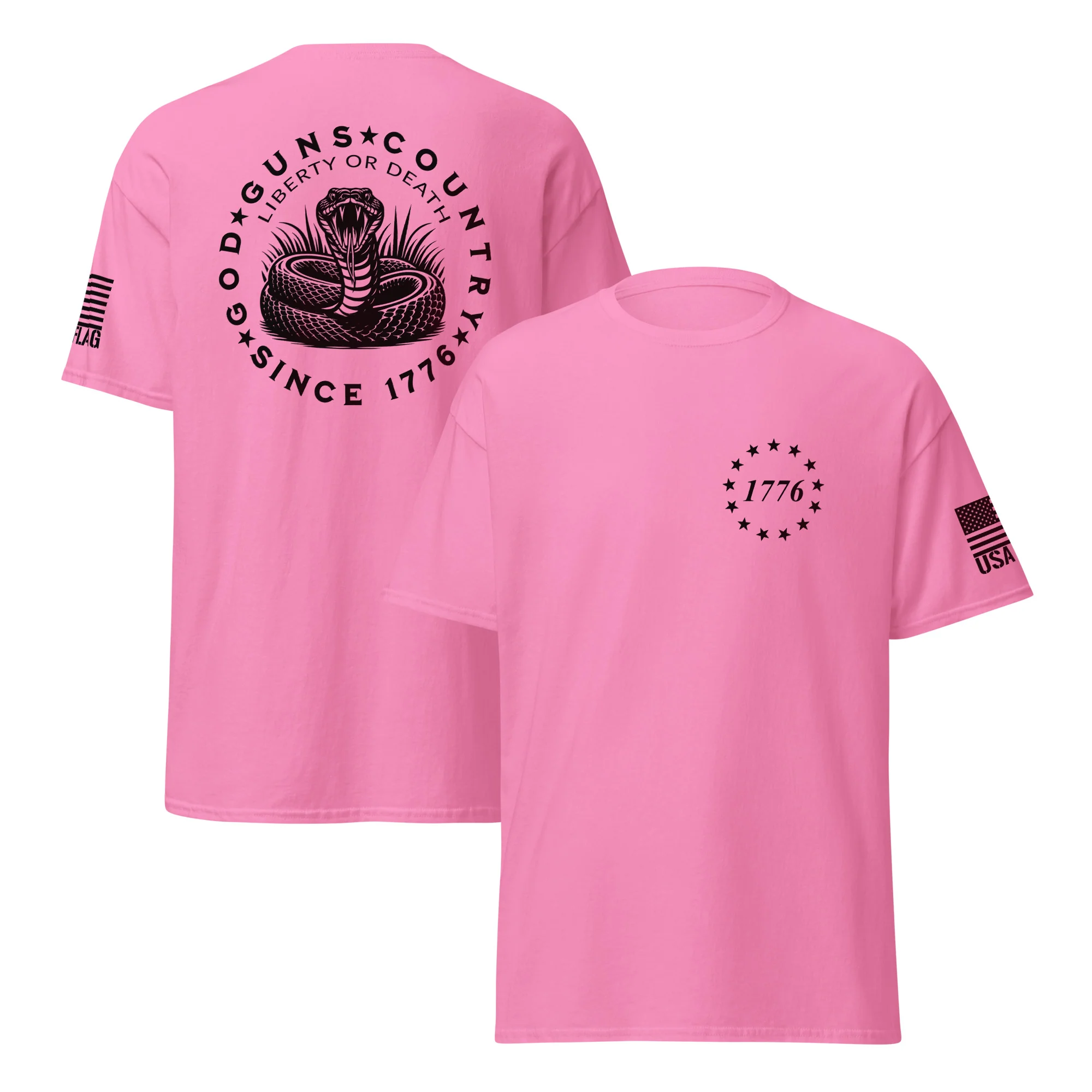 God Guns Country T-Shirts | Unisex Classic Tees | Gildan 5000 - Image 13