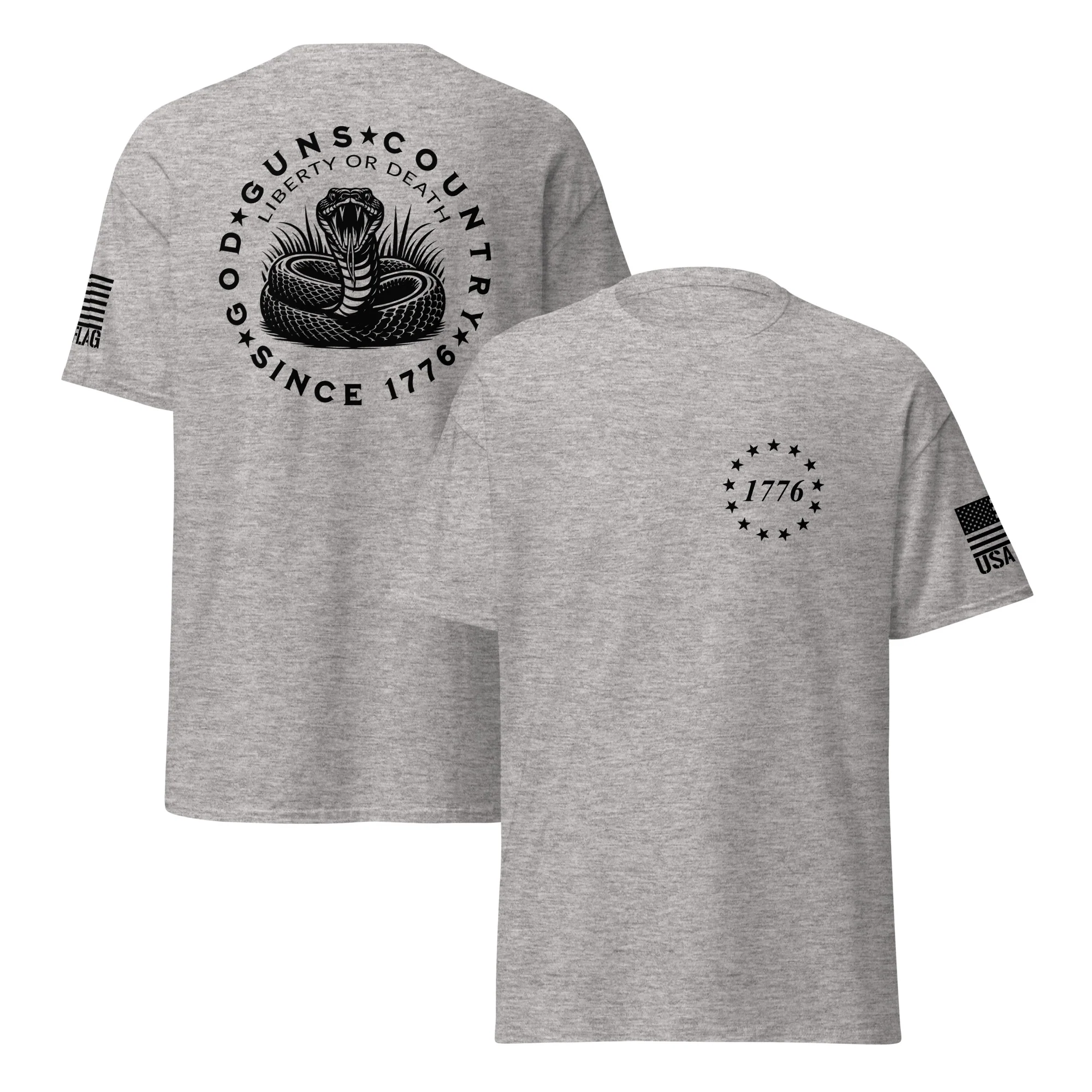 God Guns Country T-Shirts | Unisex Classic Tees | Gildan 5000 - Image 14