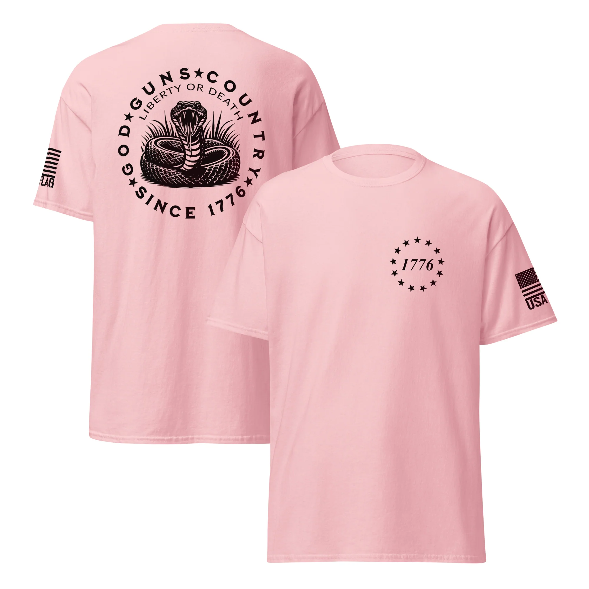 God Guns Country T-Shirts | Unisex Classic Tees | Gildan 5000 - Image 18