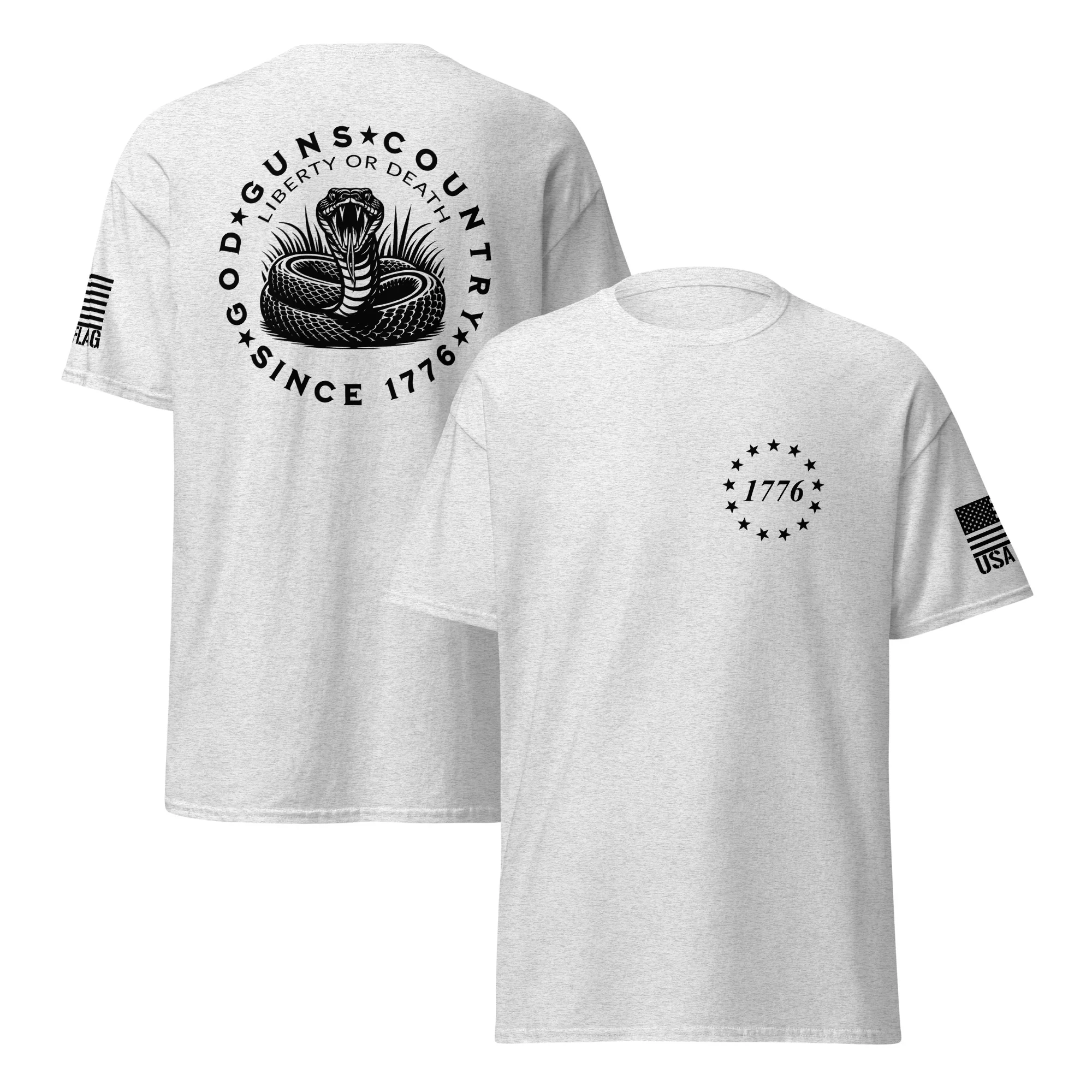 God Guns Country T-Shirts | Unisex Classic Tees | Gildan 5000 - Image 21