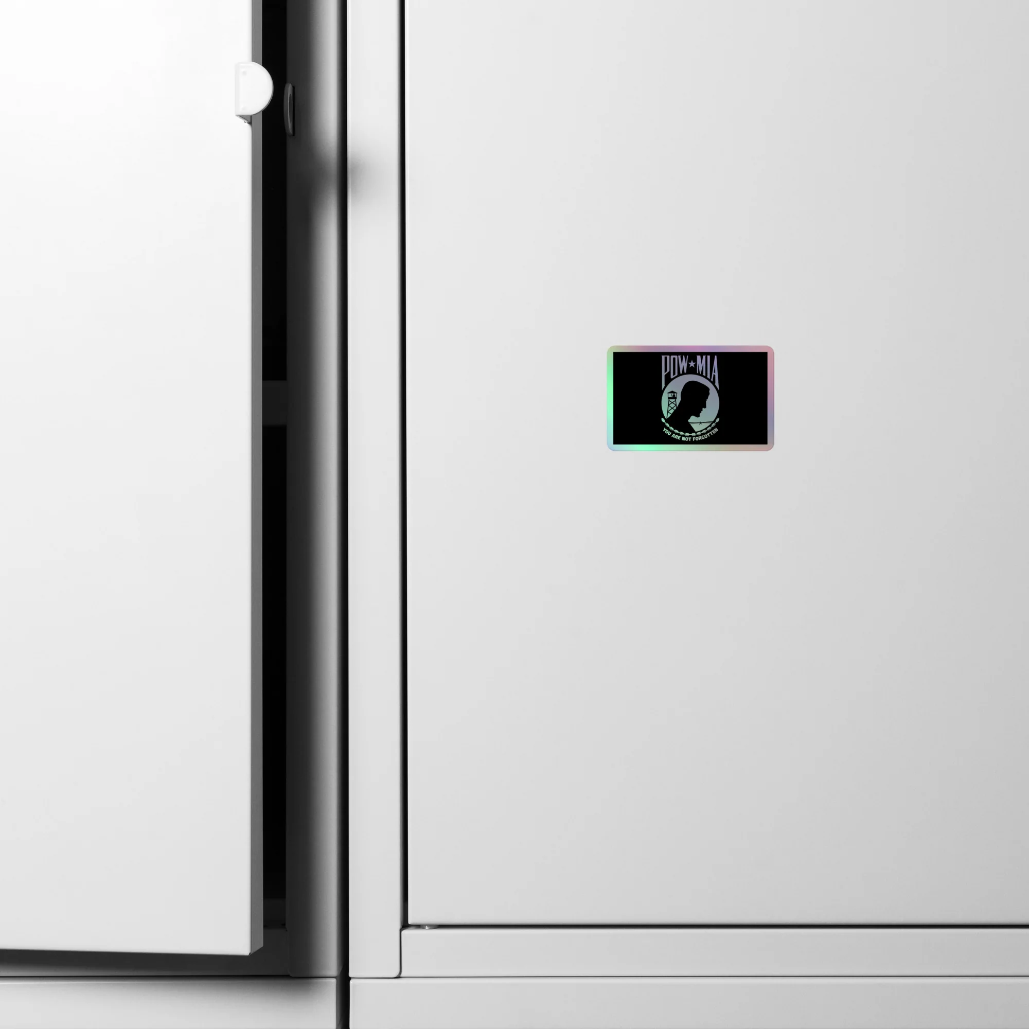 Holographic POW-MIA Flag Sticker | USA Flag Co. - Image 13