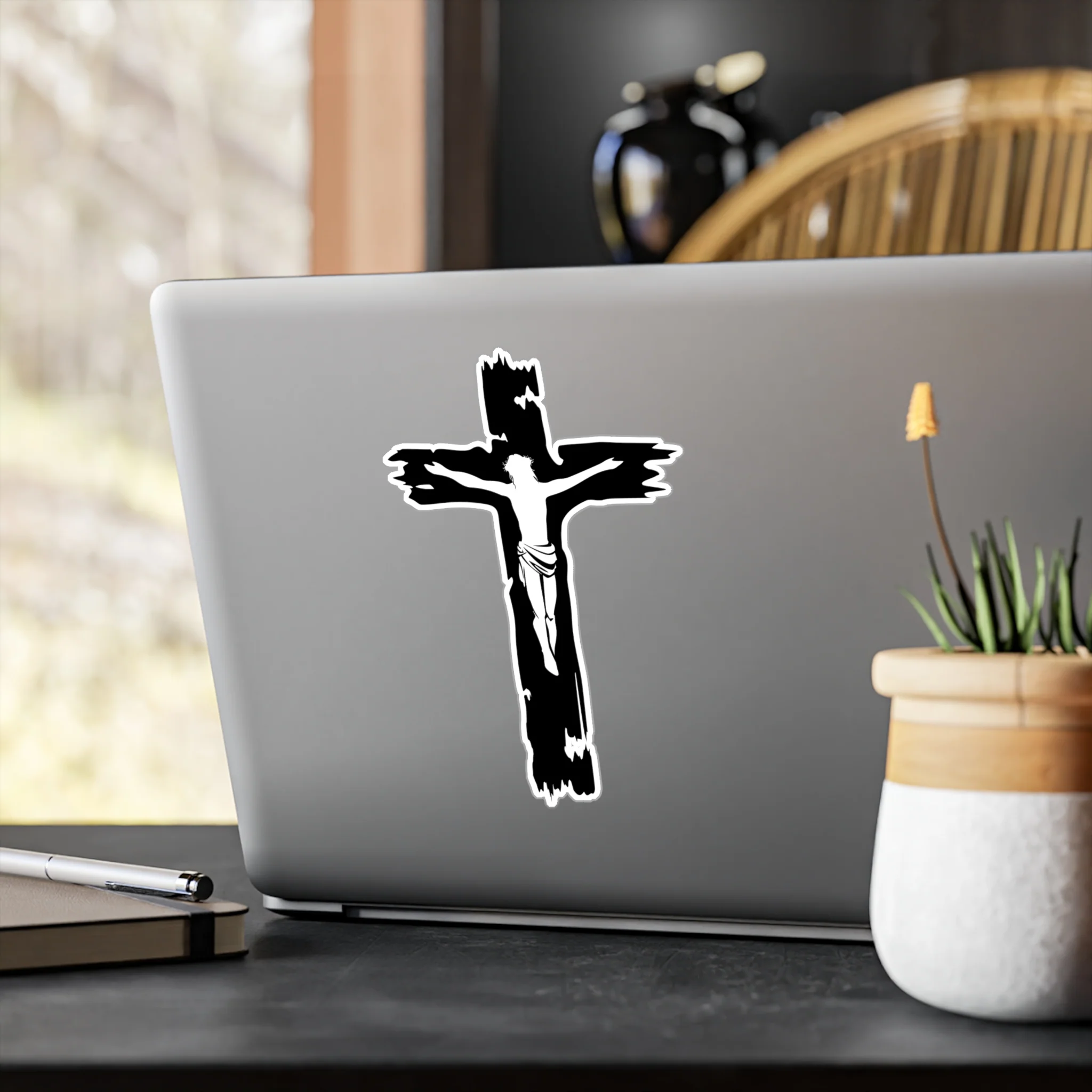 Jesus Cross Decal (indoor and outdoor use) - Image 13