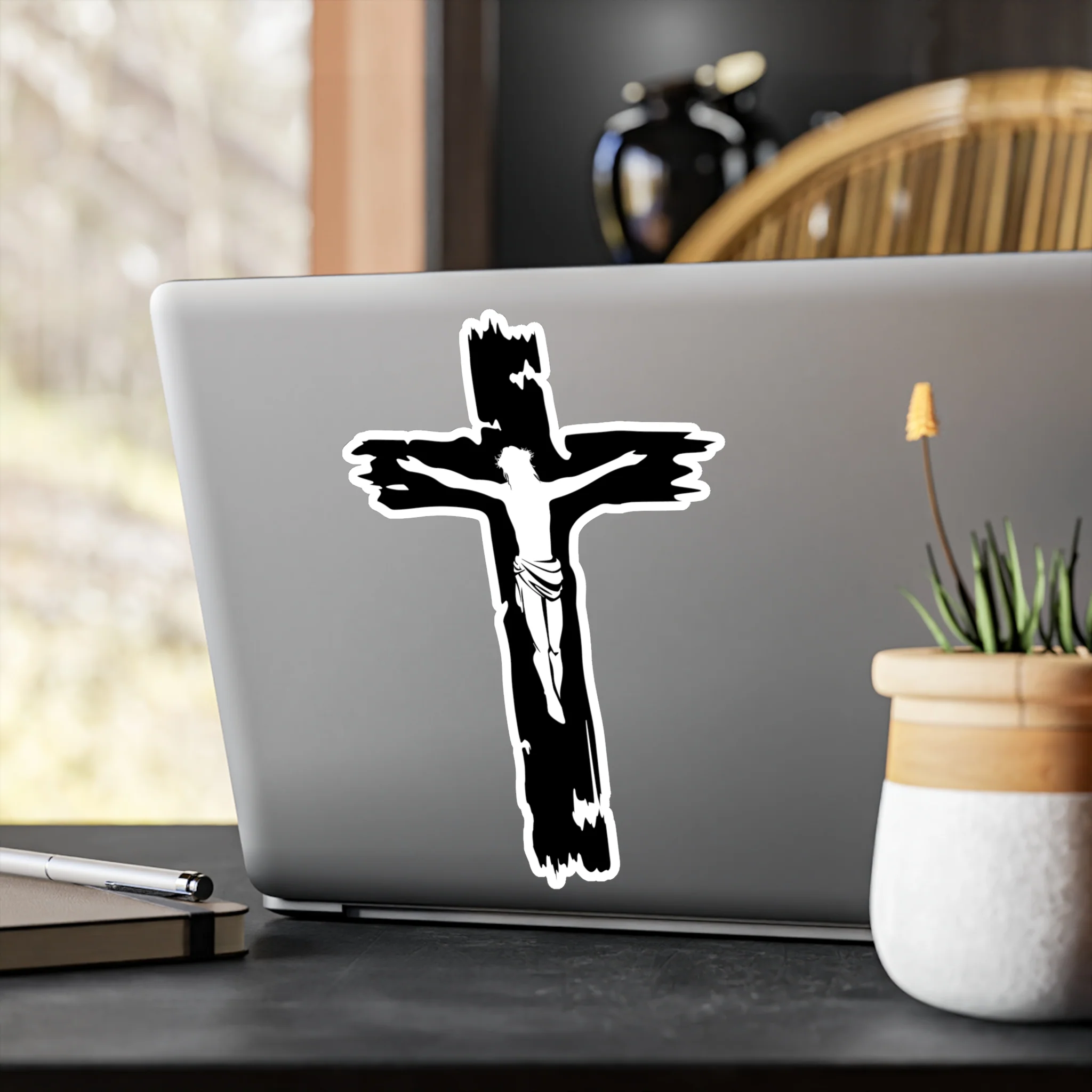 Jesus Cross Decal (indoor and outdoor use) - Image 16