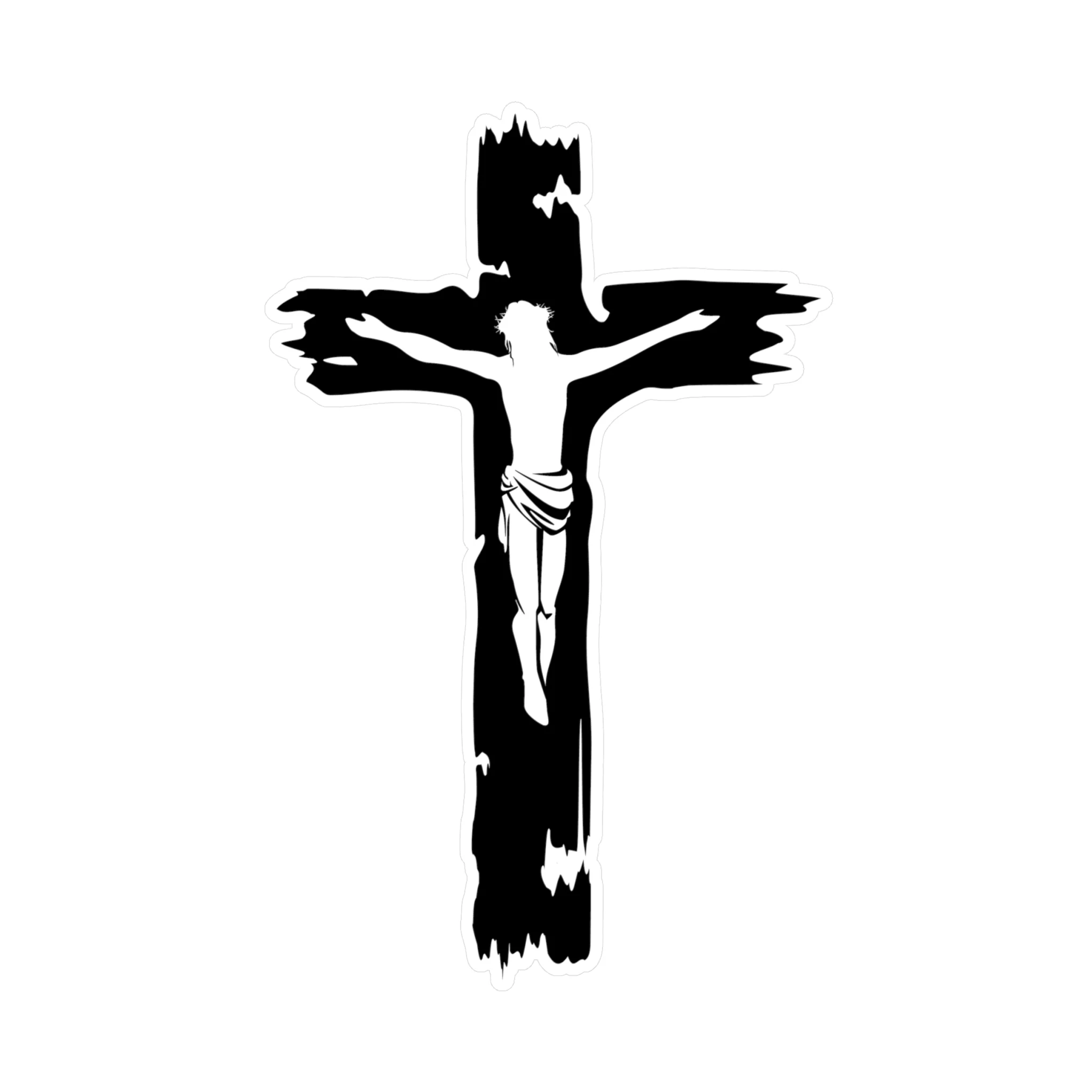 Jesus Cross Decal (indoor and outdoor use) - Image 4