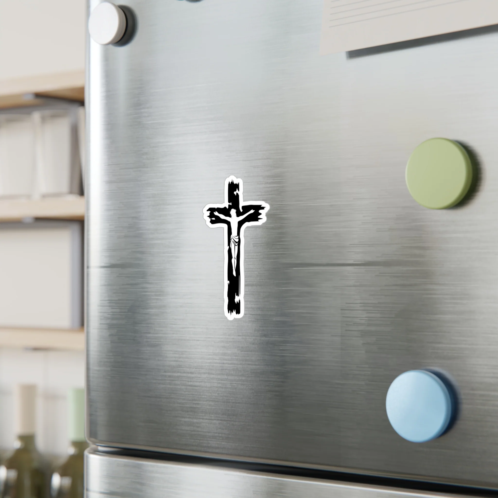 Jesus Cross Decal (indoor and outdoor use) - Image 6