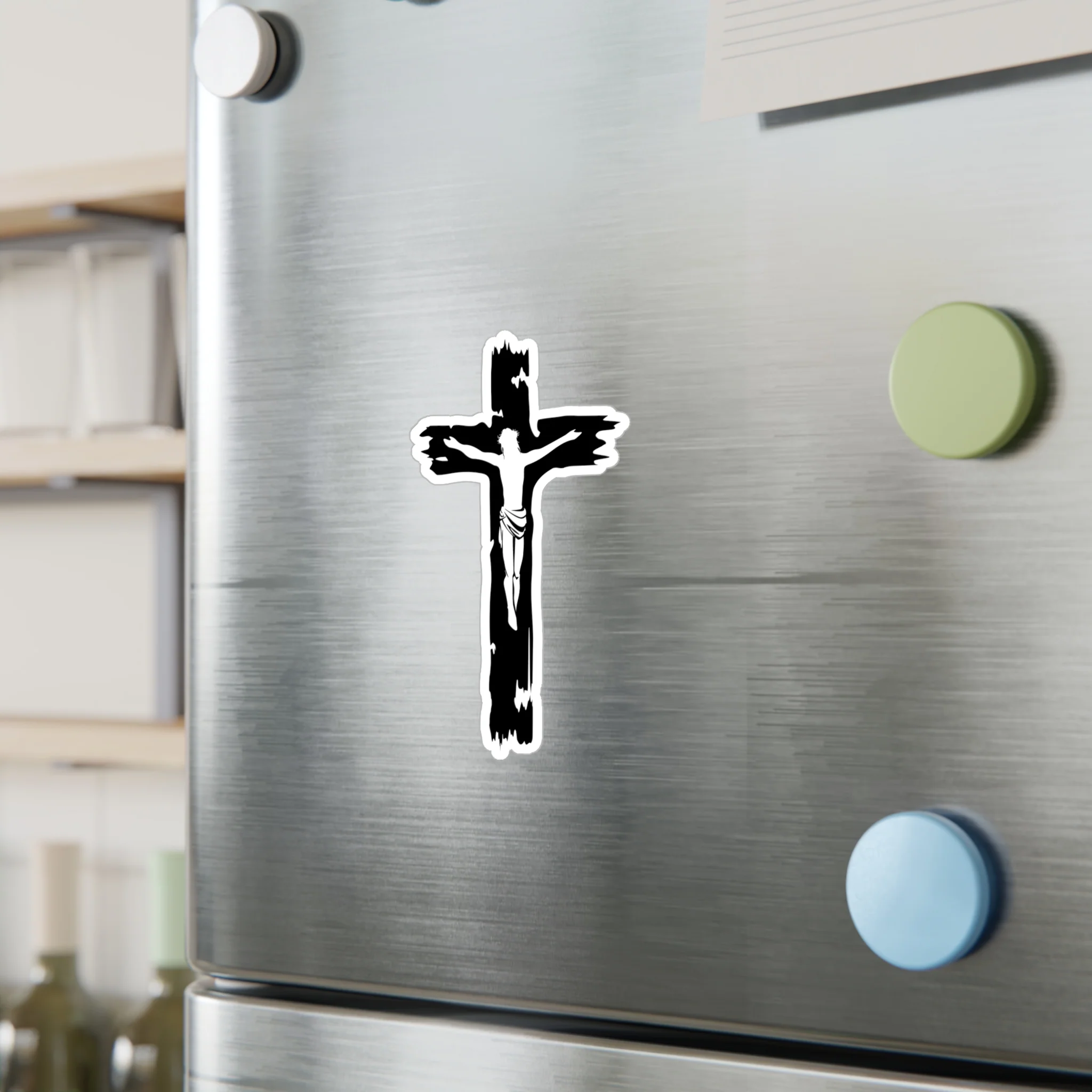 Jesus Cross Decal (indoor and outdoor use) - Image 9