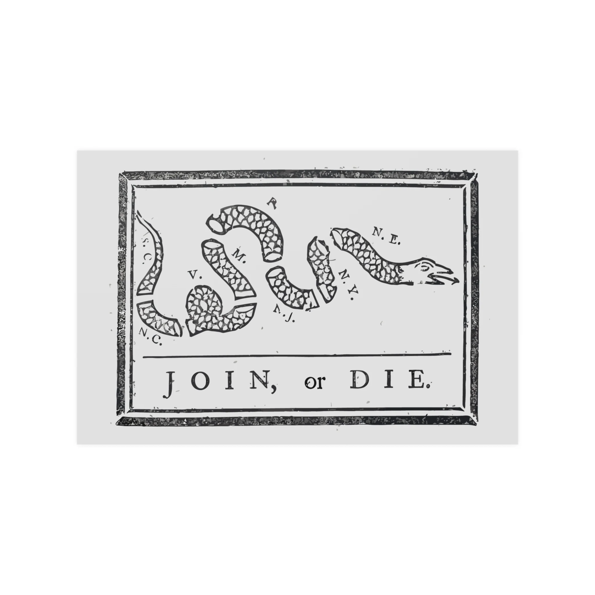 Join, or Die. Poster - Image 2