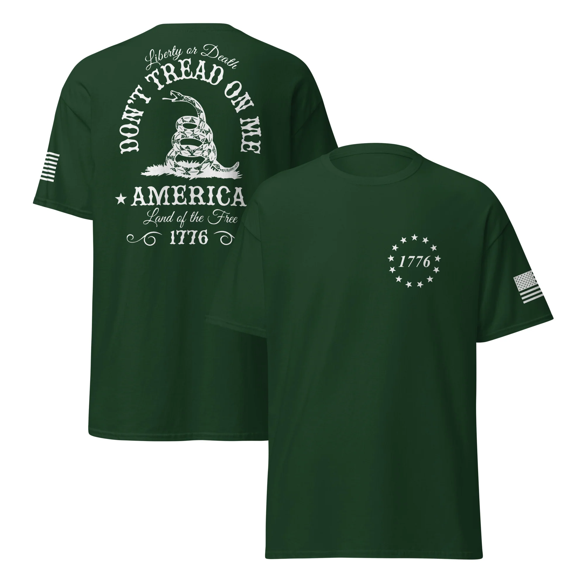 Liberty or Death Dark T-Shirts | Unisex Classic Tees | Gildan 5000 - Image 13