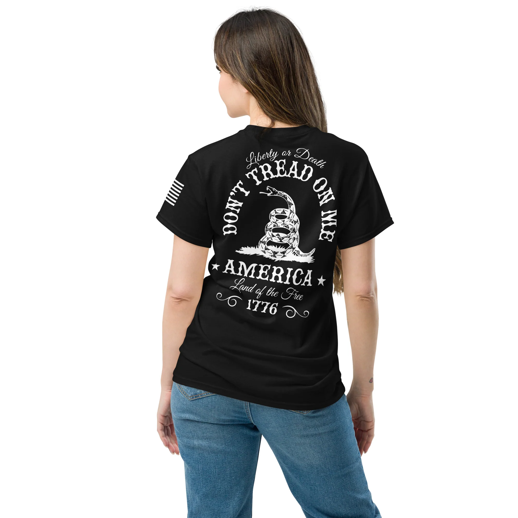 Liberty or Death Dark T-Shirts | Unisex Classic Tees | Gildan 5000 - Image 3