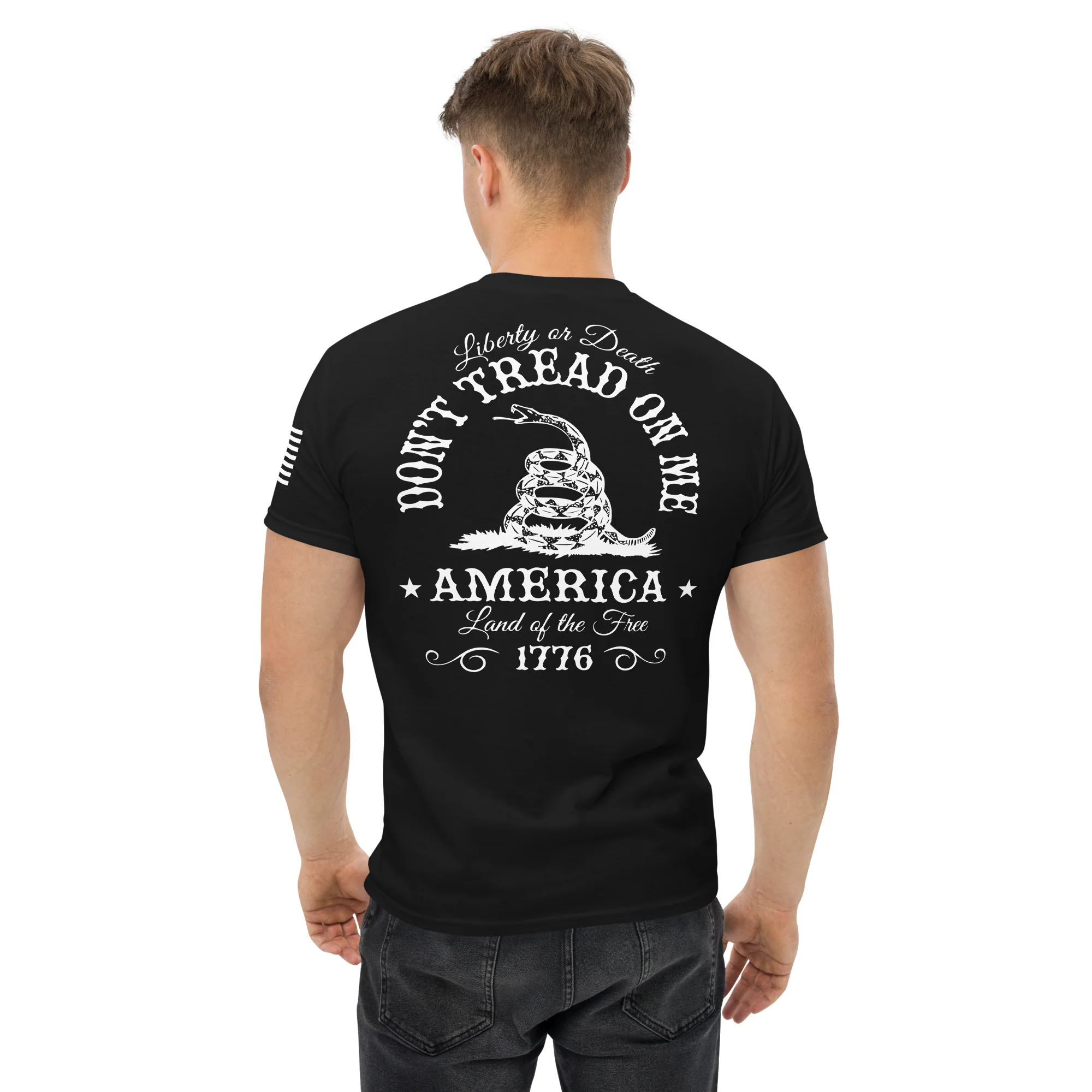 Liberty or Death Dark T-Shirts | Unisex Classic Tees | Gildan 5000 - Image 5