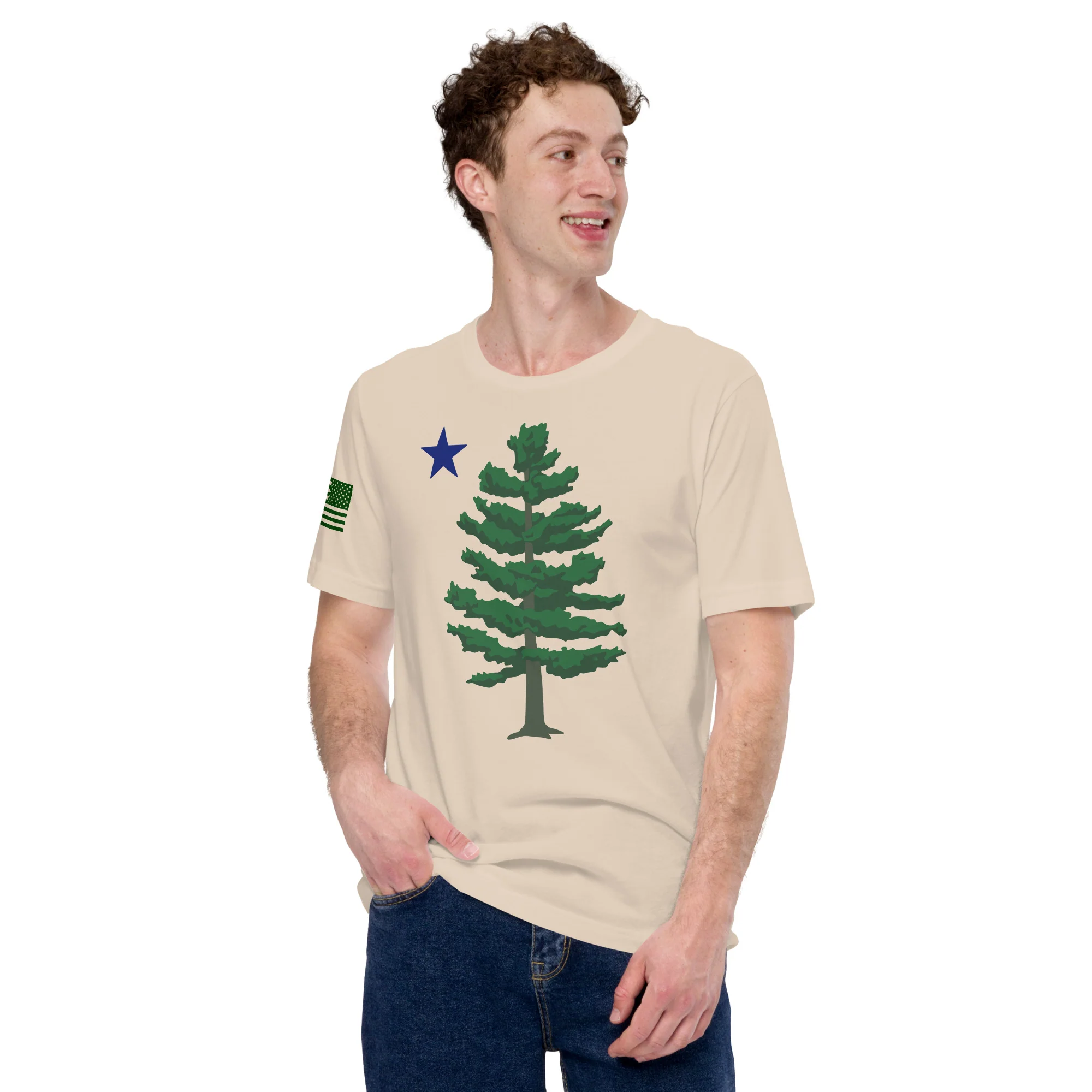 Maine Flag T-Shirt - Image 10