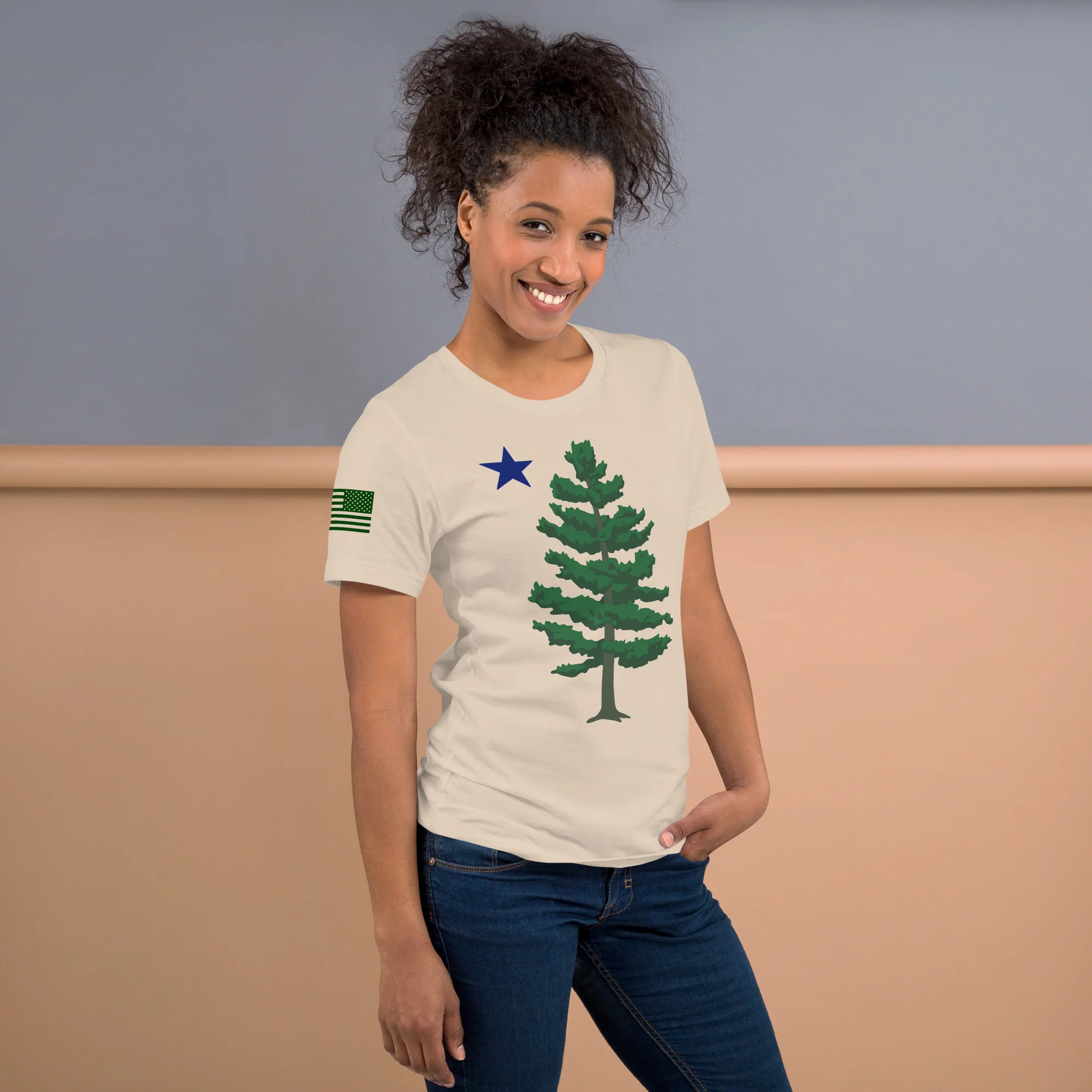 Maine Flag T-Shirt - Image 8
