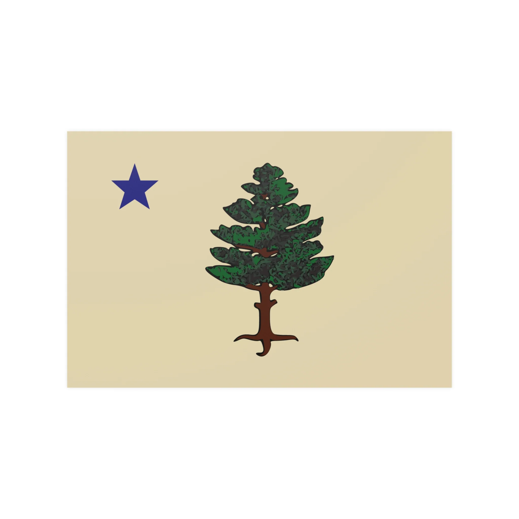 Maine State Flag (1901–1909) Poster - Image 2