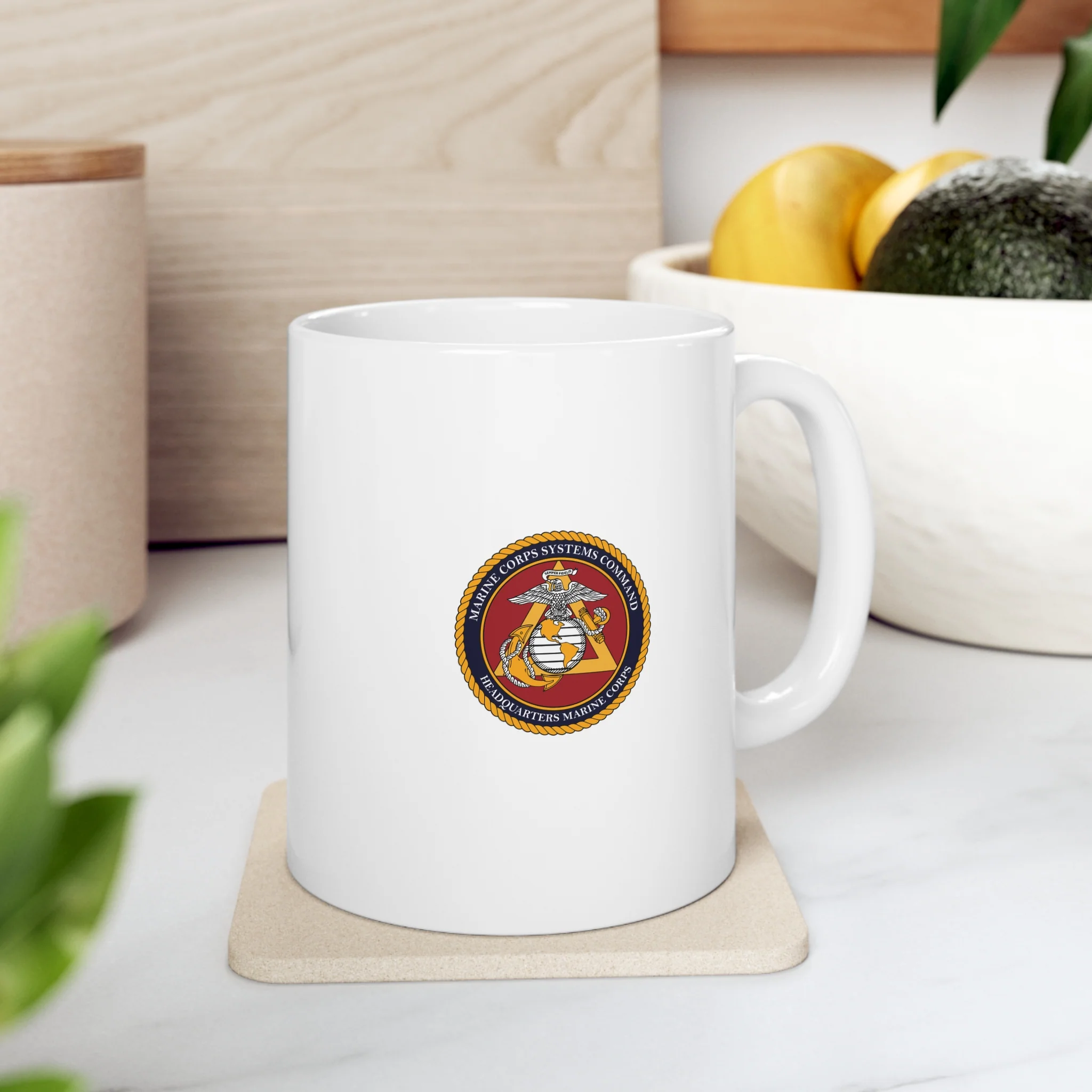 Marine Corps Systems Command Mug - 11oz - Image 7