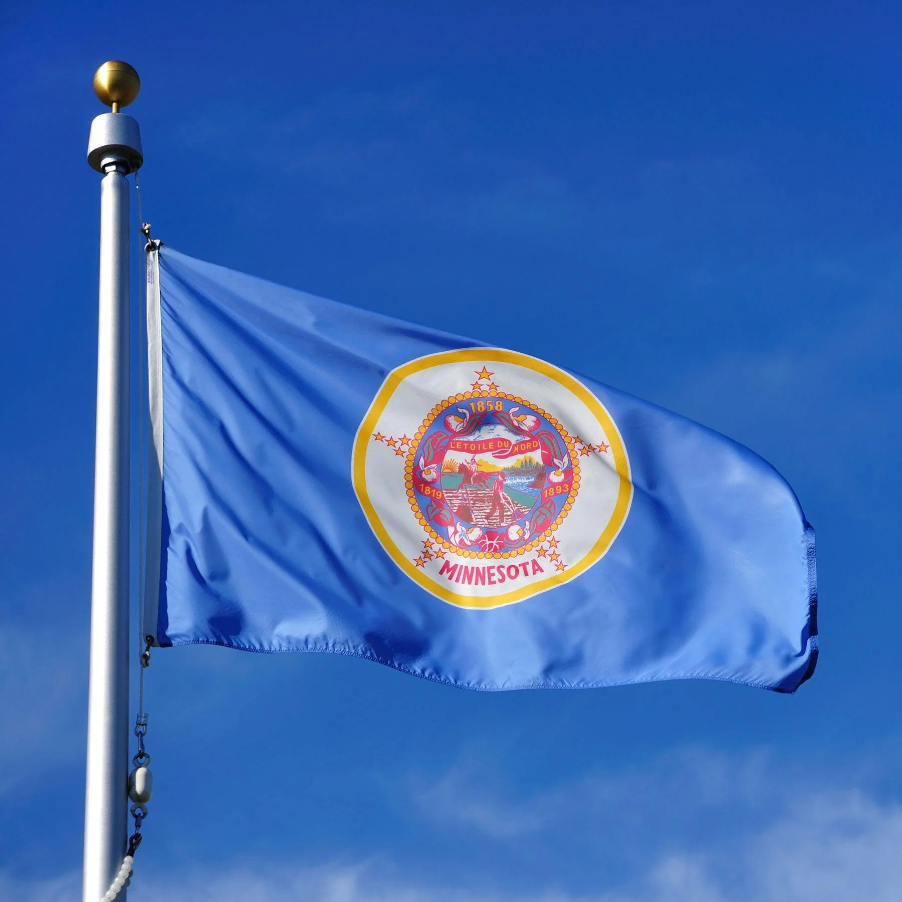 Minnesota State Flag Made in USA – Official 2024 Design & Historic Version - Image 7