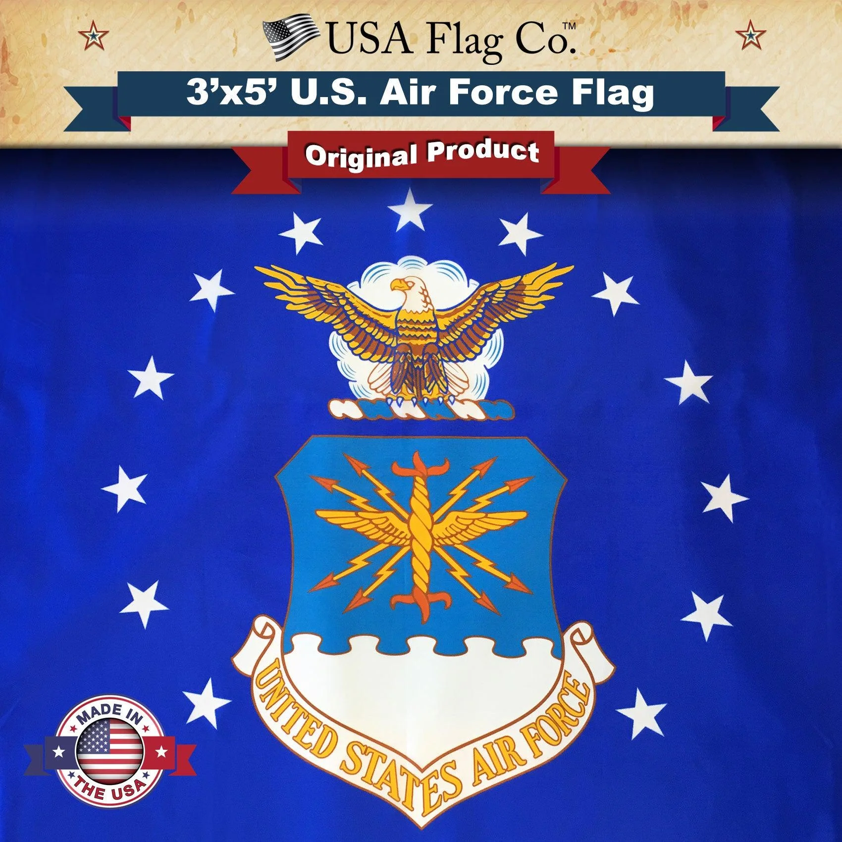 Official US Air Force Flag Made in USA