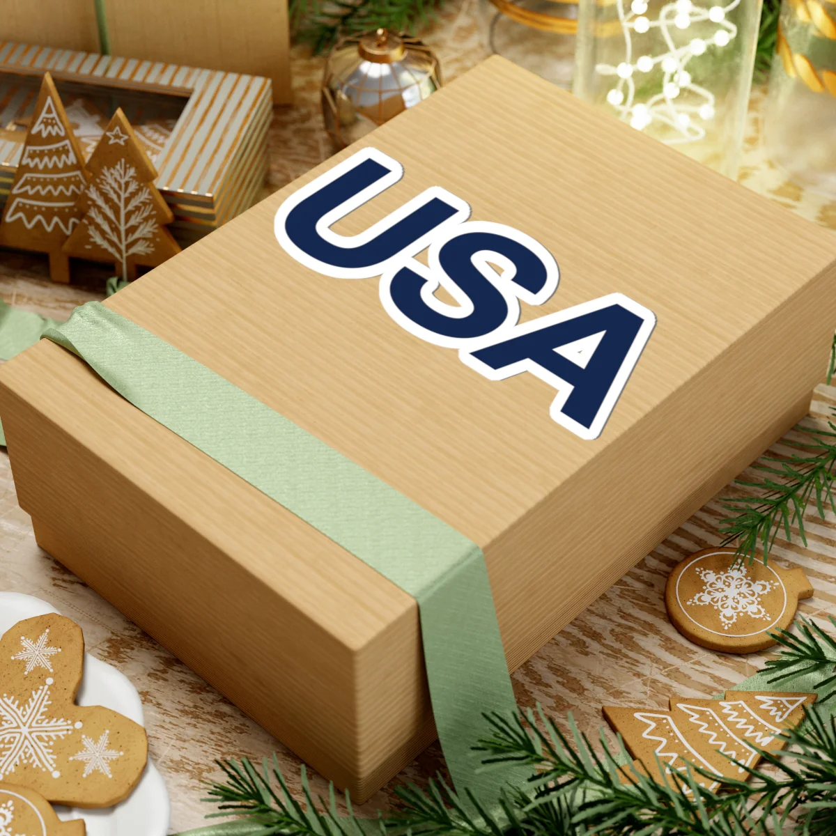 Old Glory Blue USA Sticker - Image 10