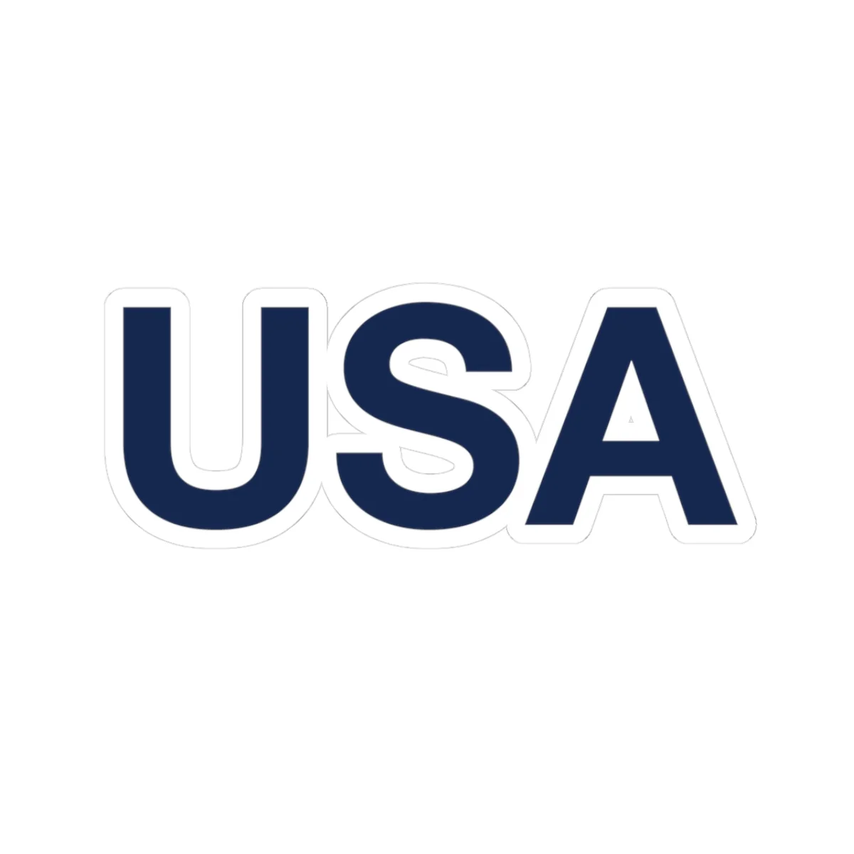 Old Glory Blue USA Sticker - Image 5