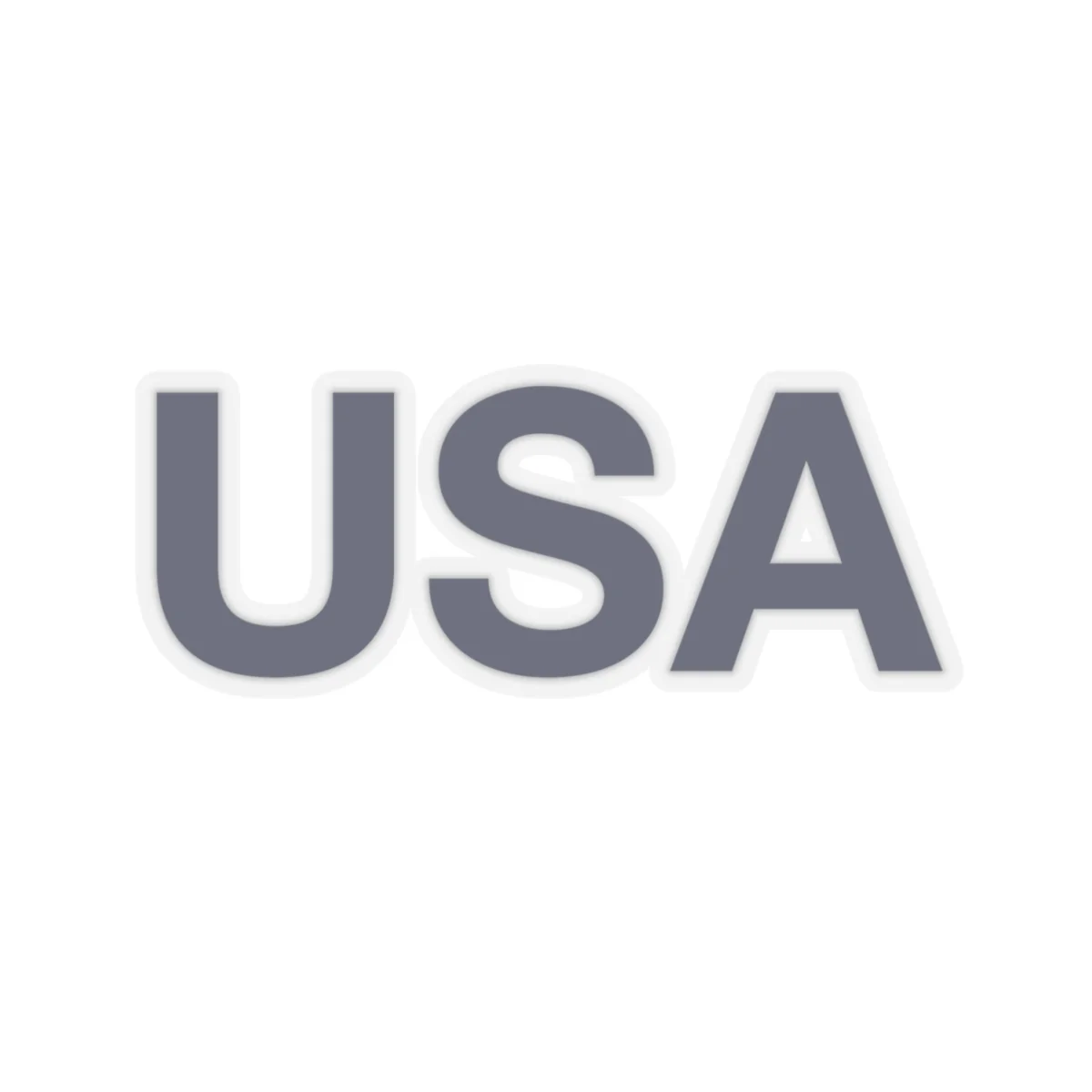 Old Glory Blue USA Sticker - Image 6