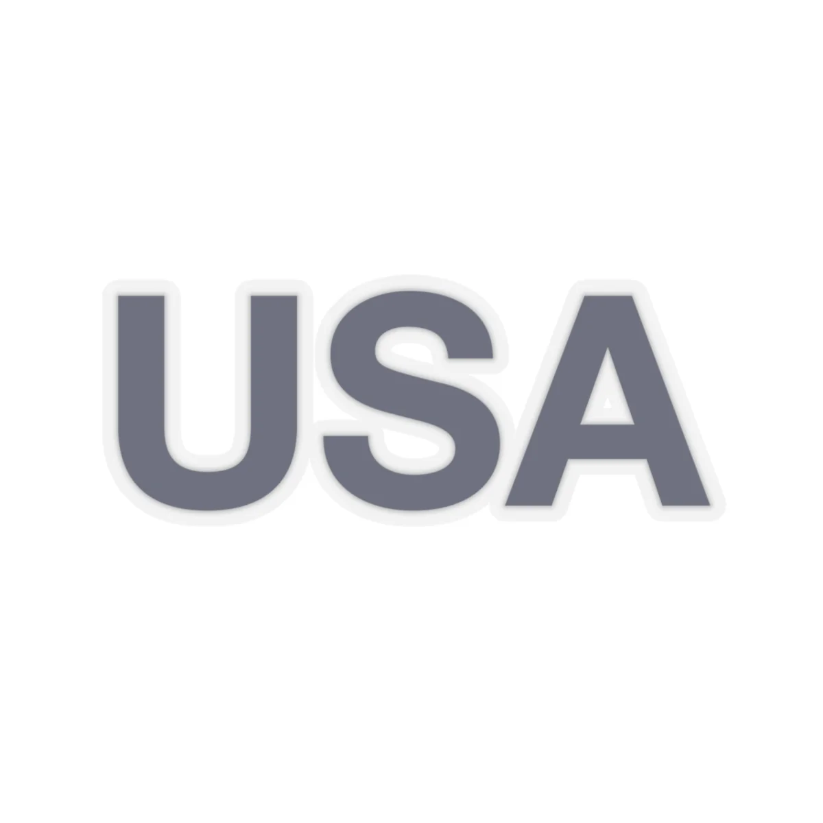 Old Glory Blue USA Sticker - Image 8