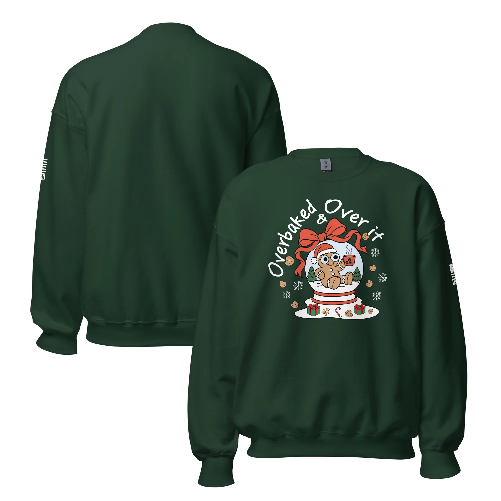 Overbaked & Over It Christmas | Unisex | DTF Printing - Image 5