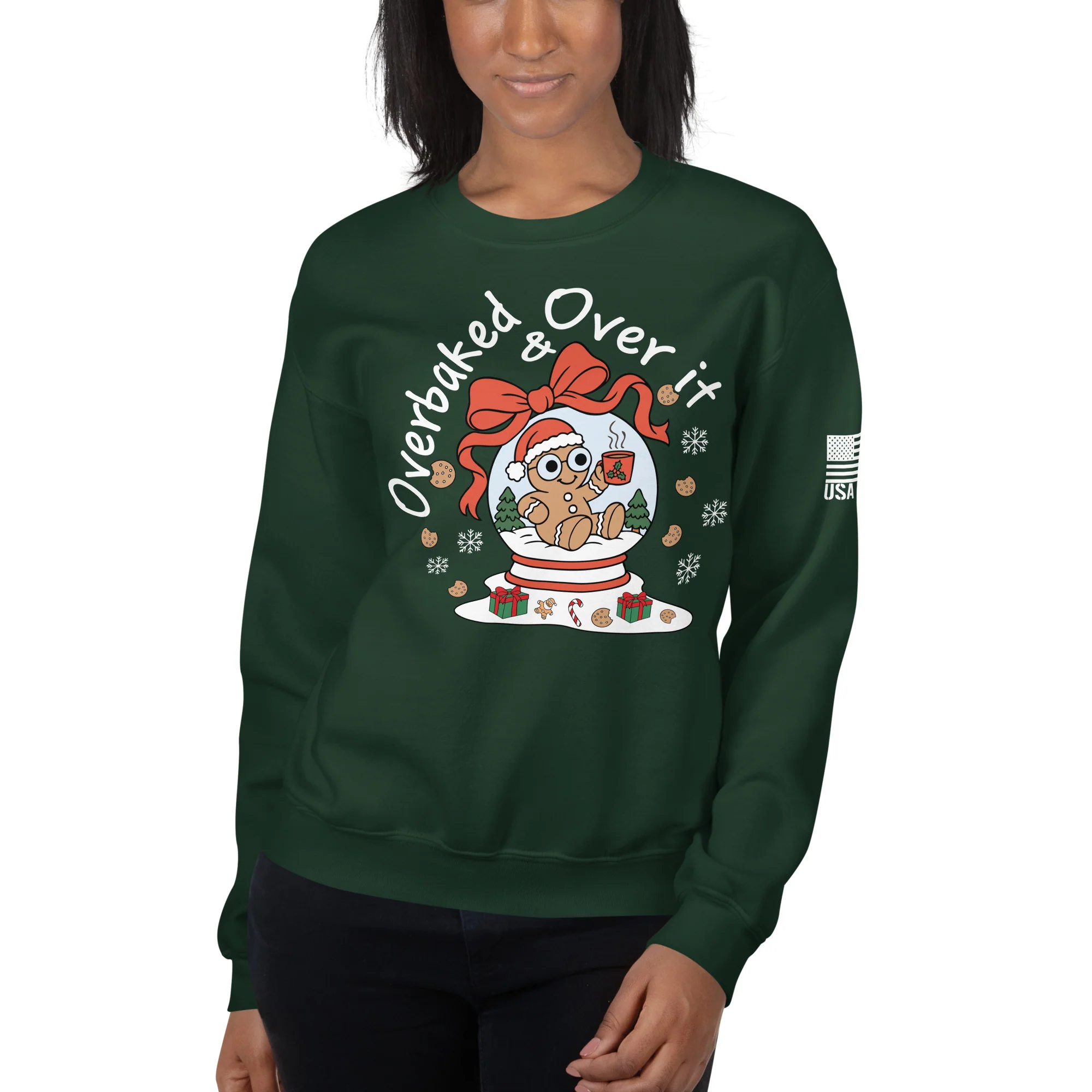 Overbaked & Over It Christmas | Unisex | DTF Printing - Image 6