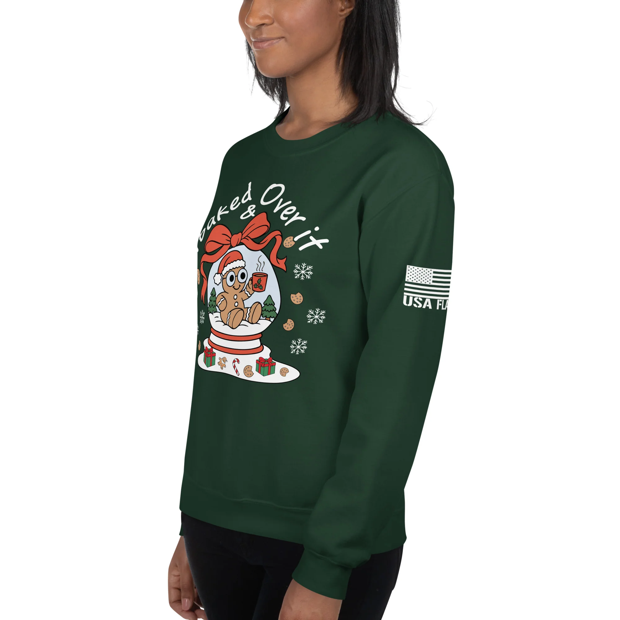 Overbaked & Over It Christmas | Unisex | DTF Printing - Image 8