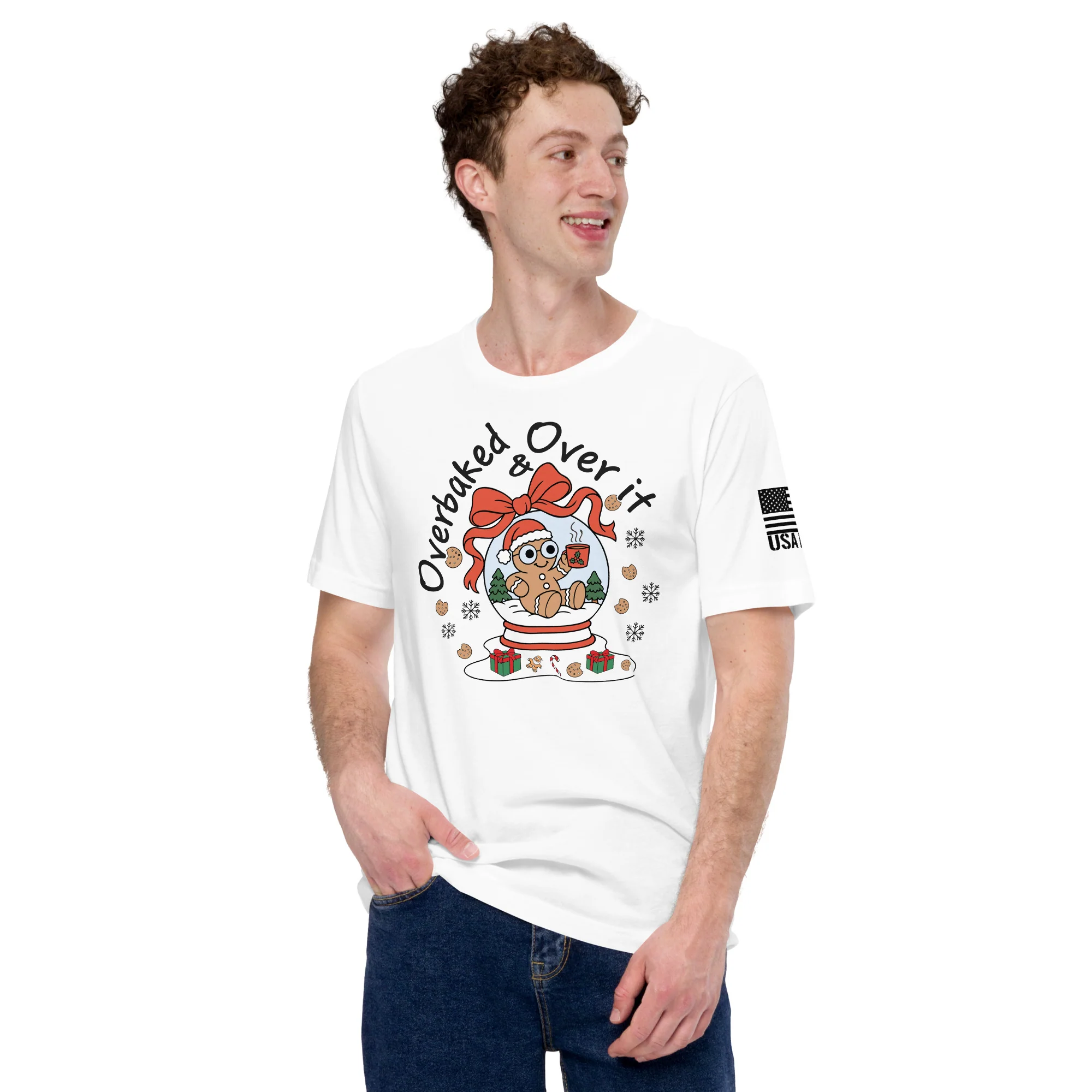 Overbaked & Over It | Unisex Christmas T-Shirts | DTF Printing - Image 13