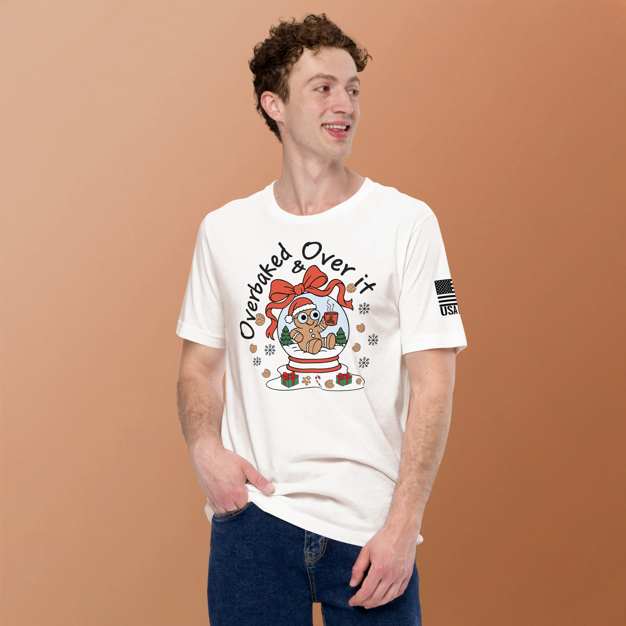 Overbaked & Over It | Unisex Christmas T-Shirts | DTF Printing - Image 14