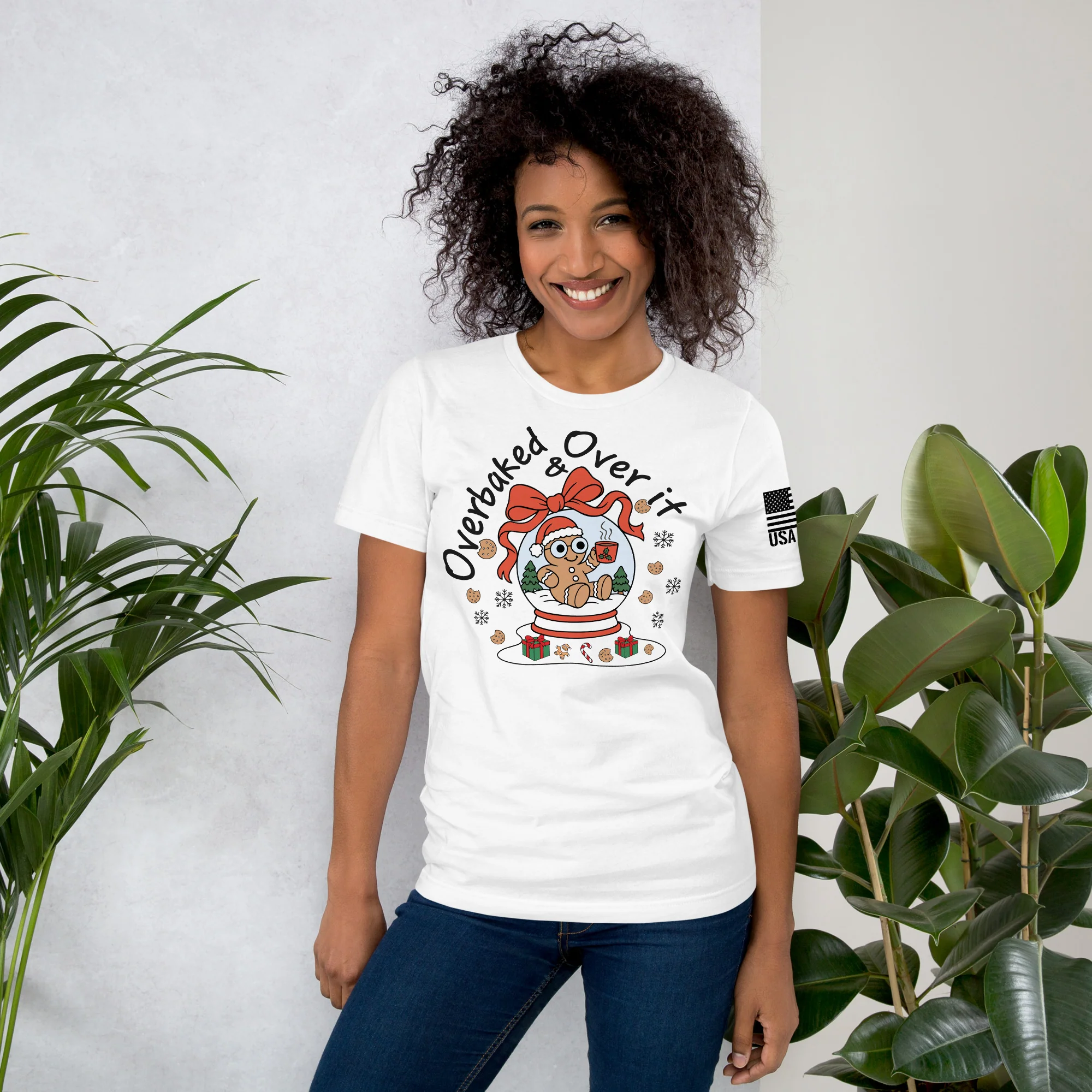 Overbaked & Over It | Unisex Christmas T-Shirts | DTF Printing - Image 6