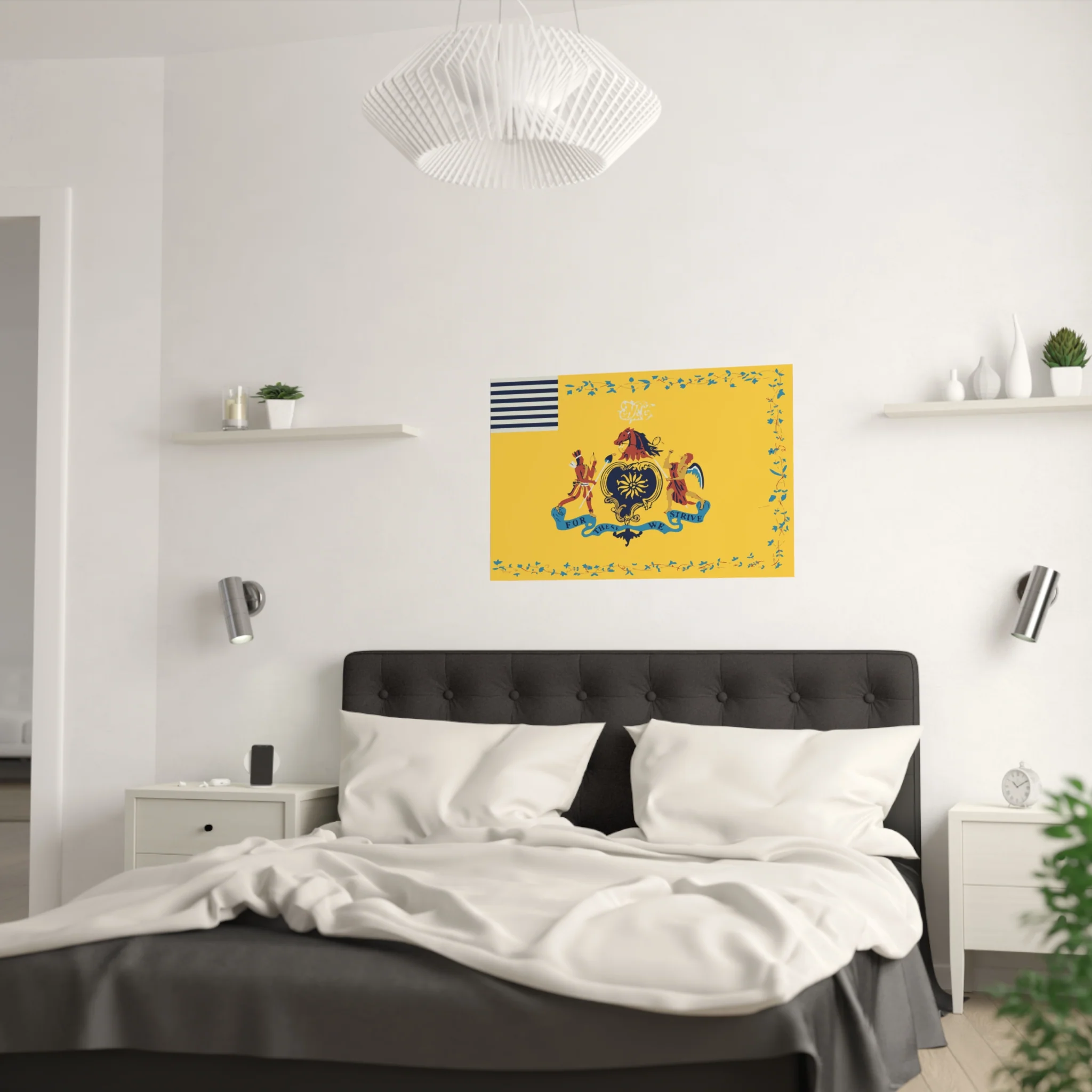 Philadelphia Light Horse Flag Poster - Image 2