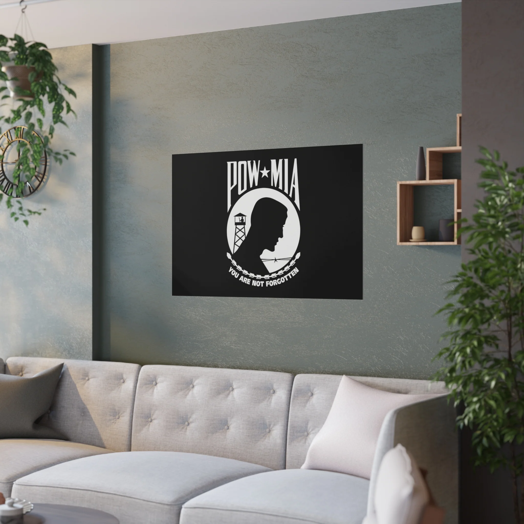 POW-MIA Flag Poster "You Are Not Forgotten" - Image 7