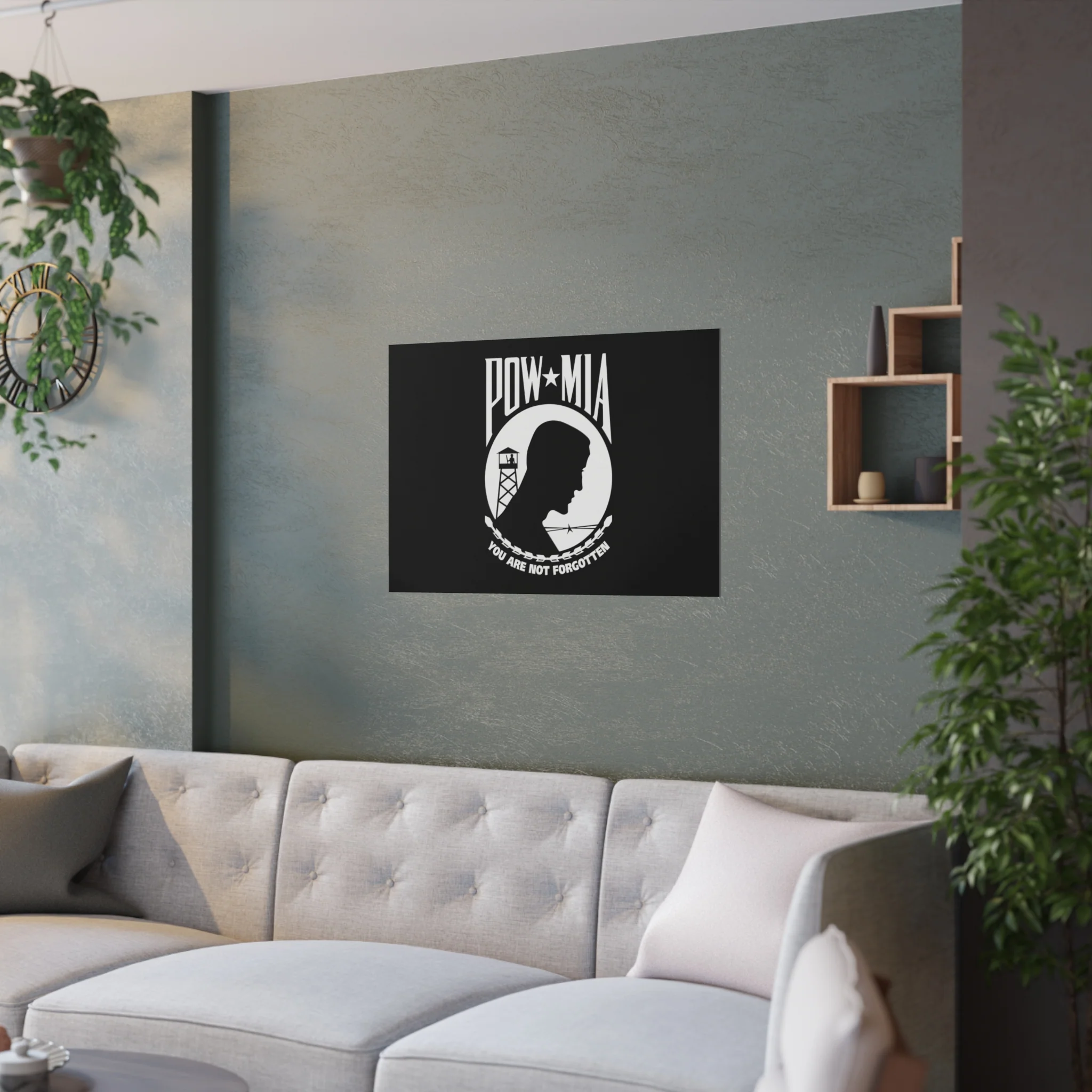 POW-MIA Flag Poster "You Are Not Forgotten" - Image 9