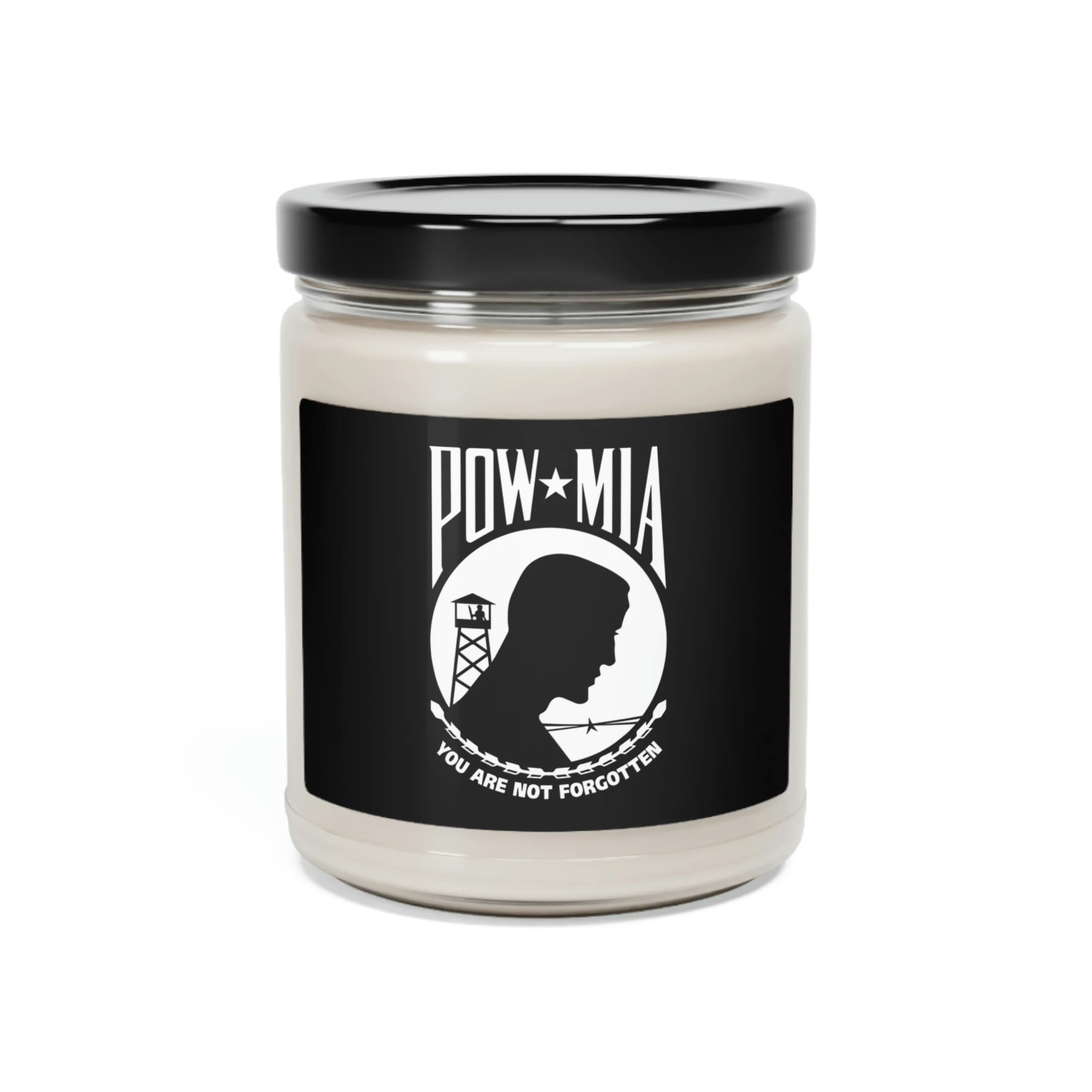 POW-MIA Flag Scented Soy Candle, 9oz - Image 11