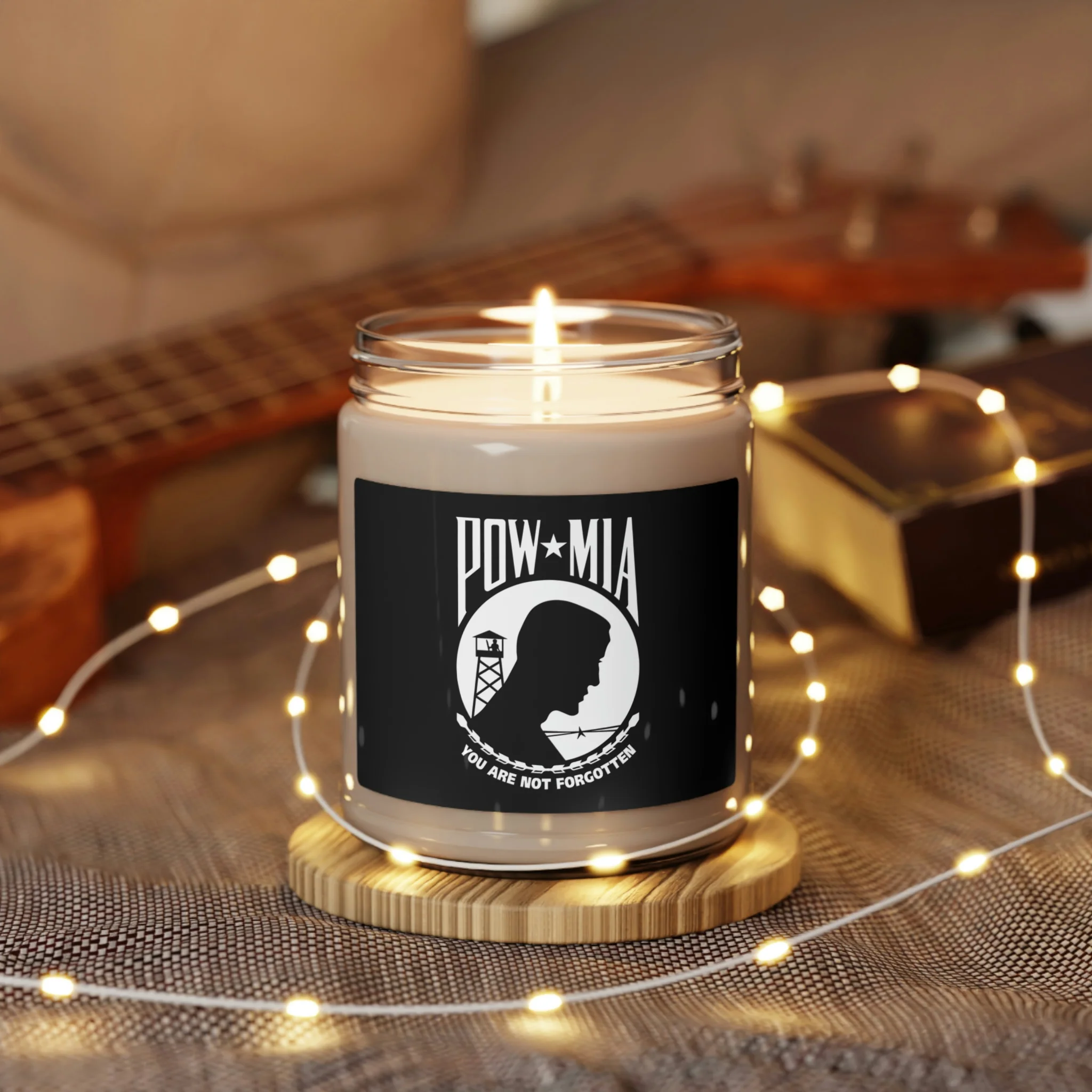 POW-MIA Flag Scented Soy Candle, 9oz - Image 13