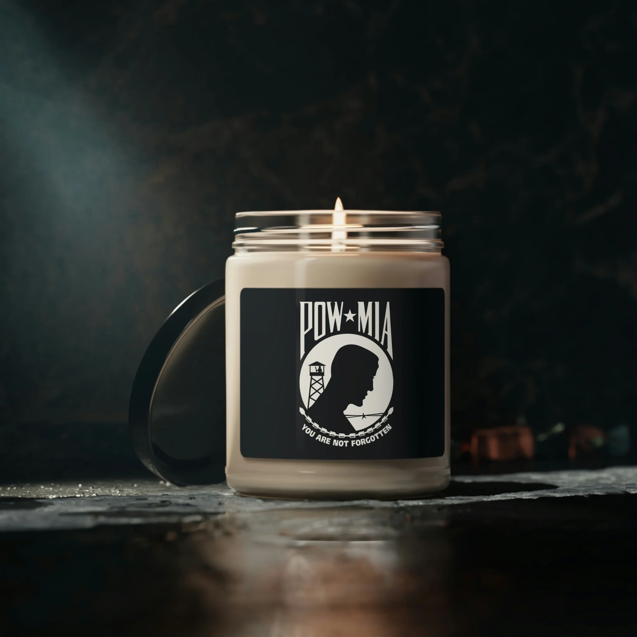 POW-MIA Flag Scented Soy Candle, 9oz - Image 20