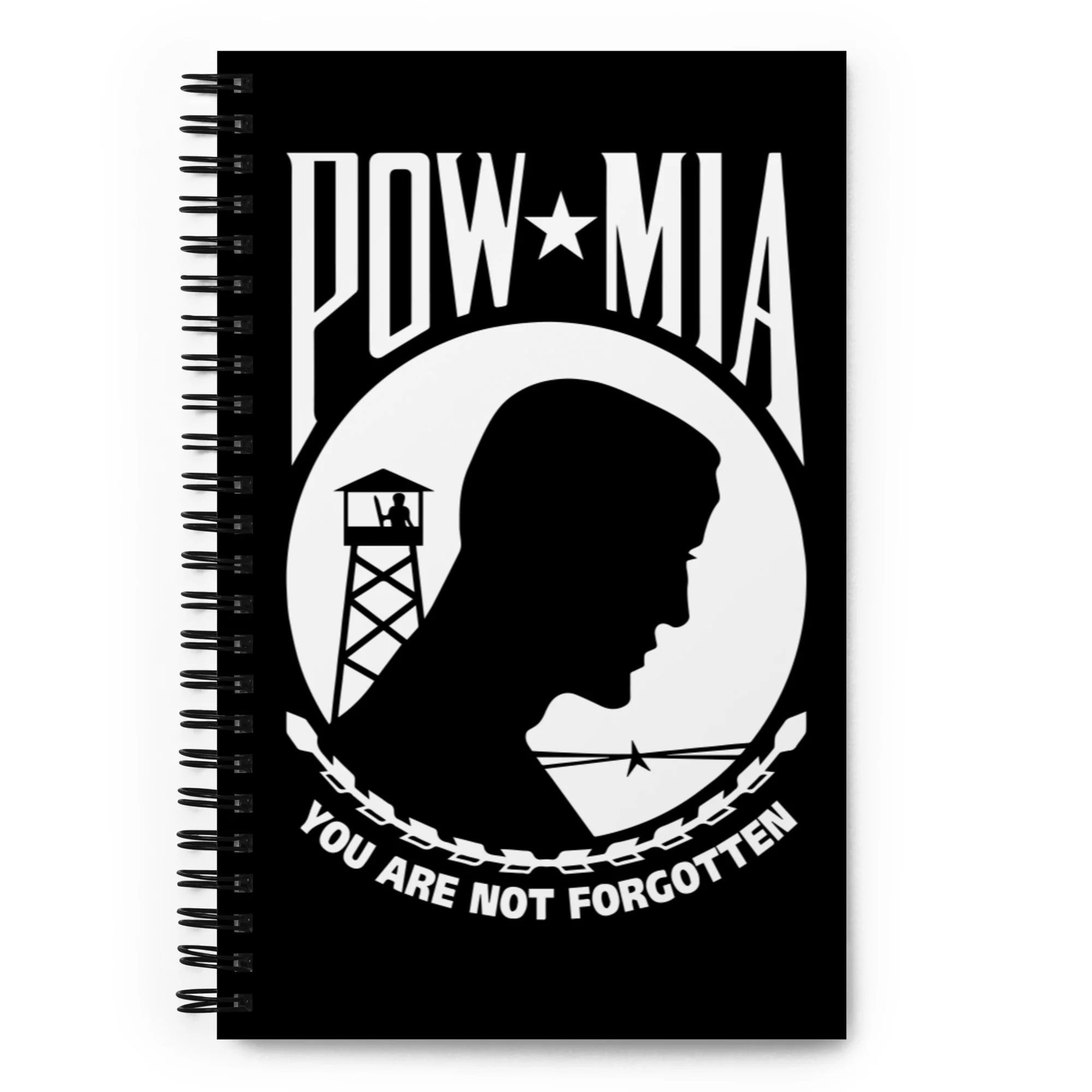 POW-MIA Flag Spiral Notebook