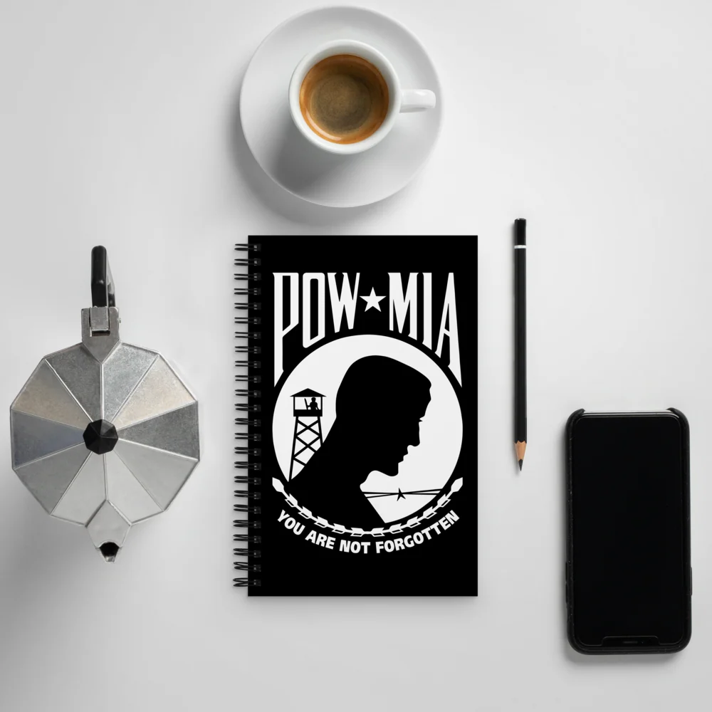 POW-MIA Flag Spiral Notebook - Image 2