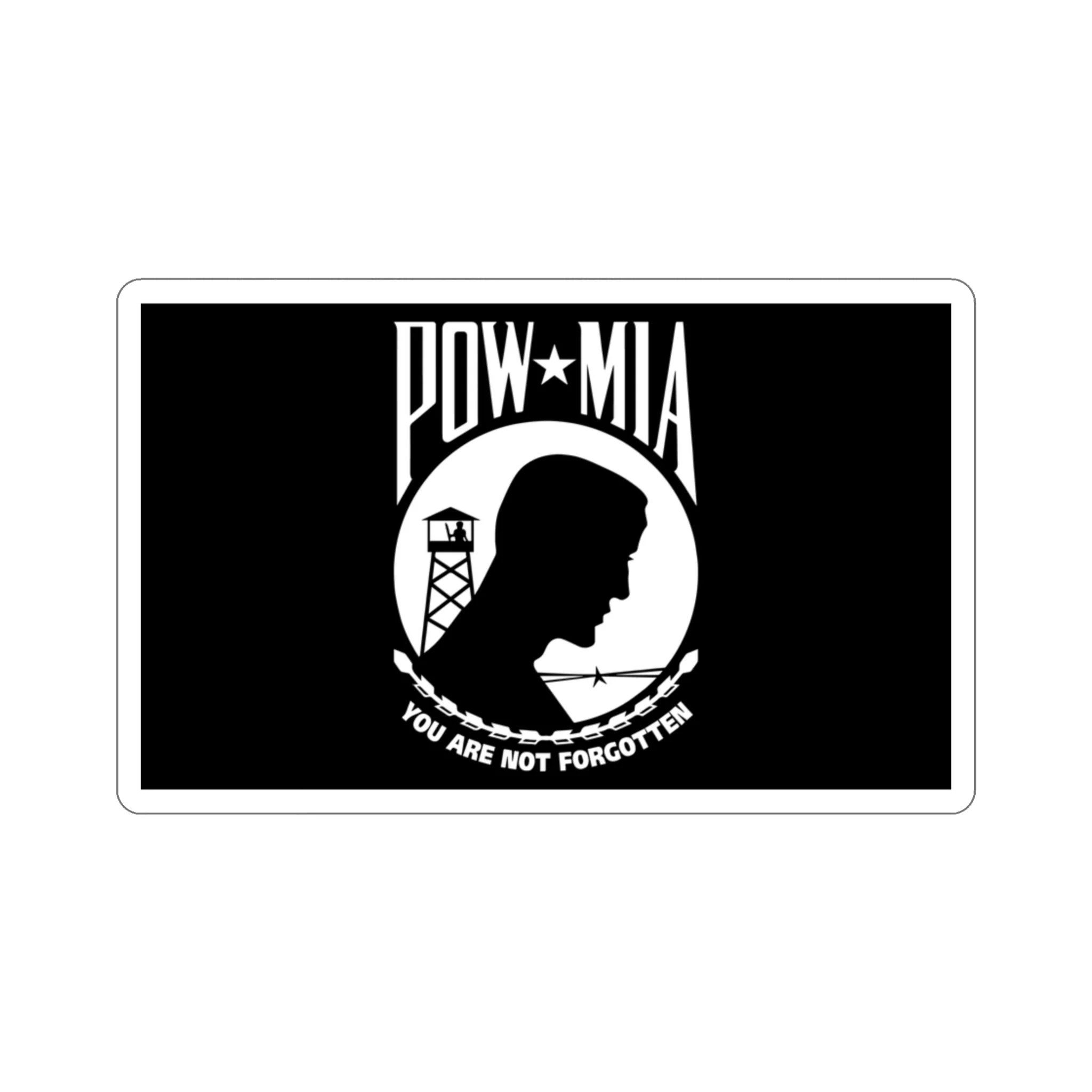POW-MIA Flag Sticker - Image 10