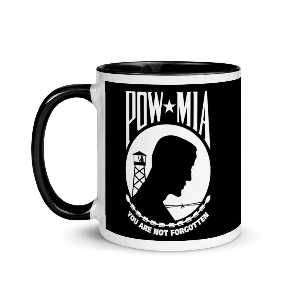 POW MIA Mug - 11 oz. Black Mug
