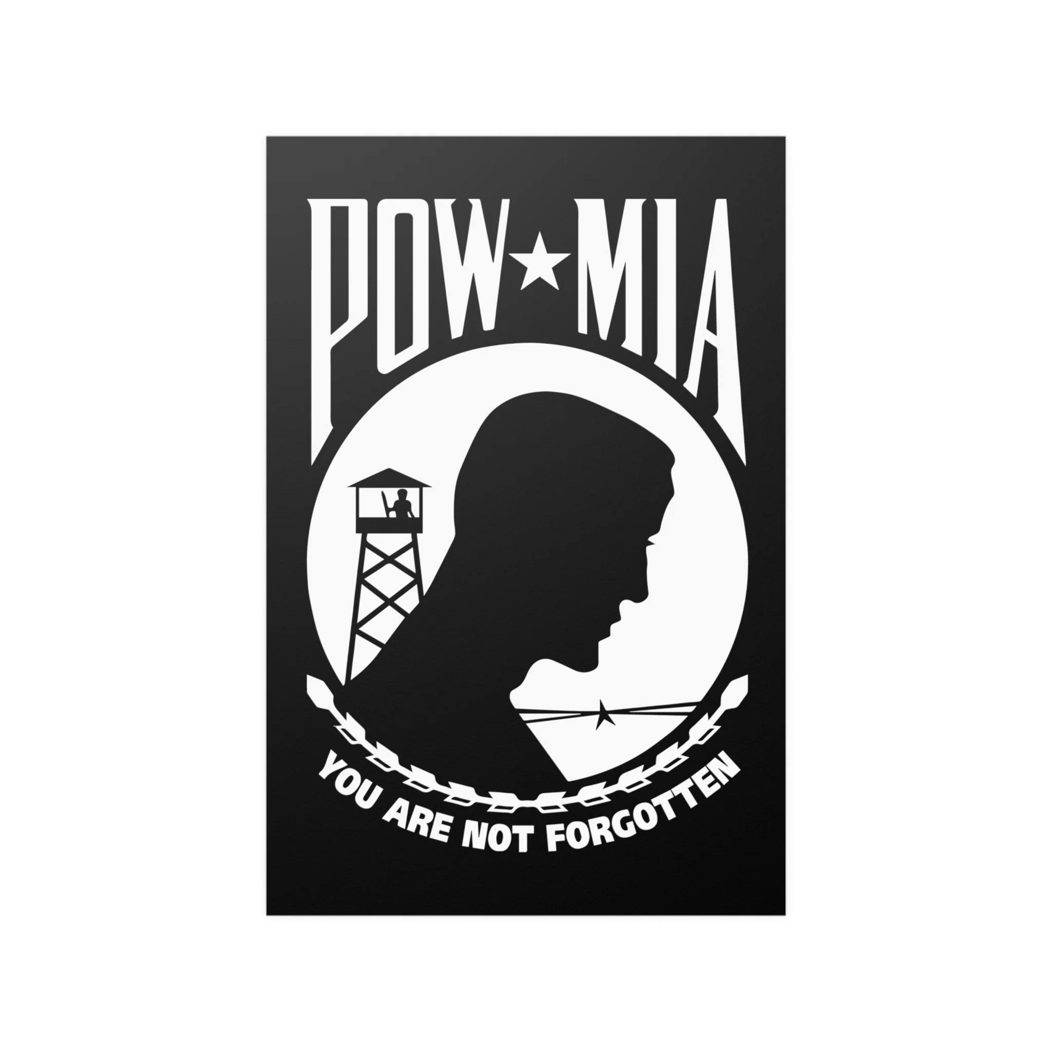 POW-MIA Poster "You Are Not Forgotten" - Image 2