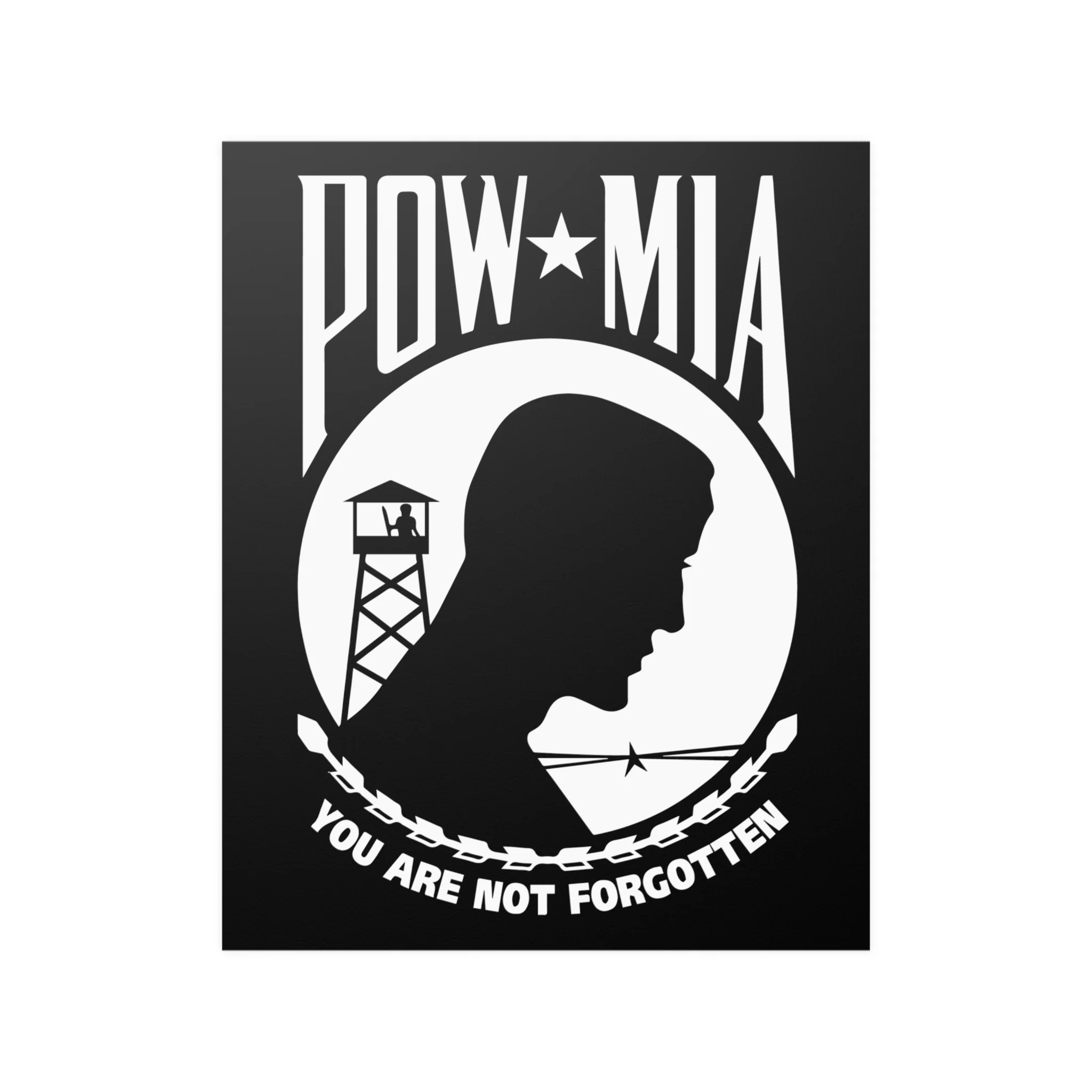 POW-MIA Poster "You Are Not Forgotten" - Image 3
